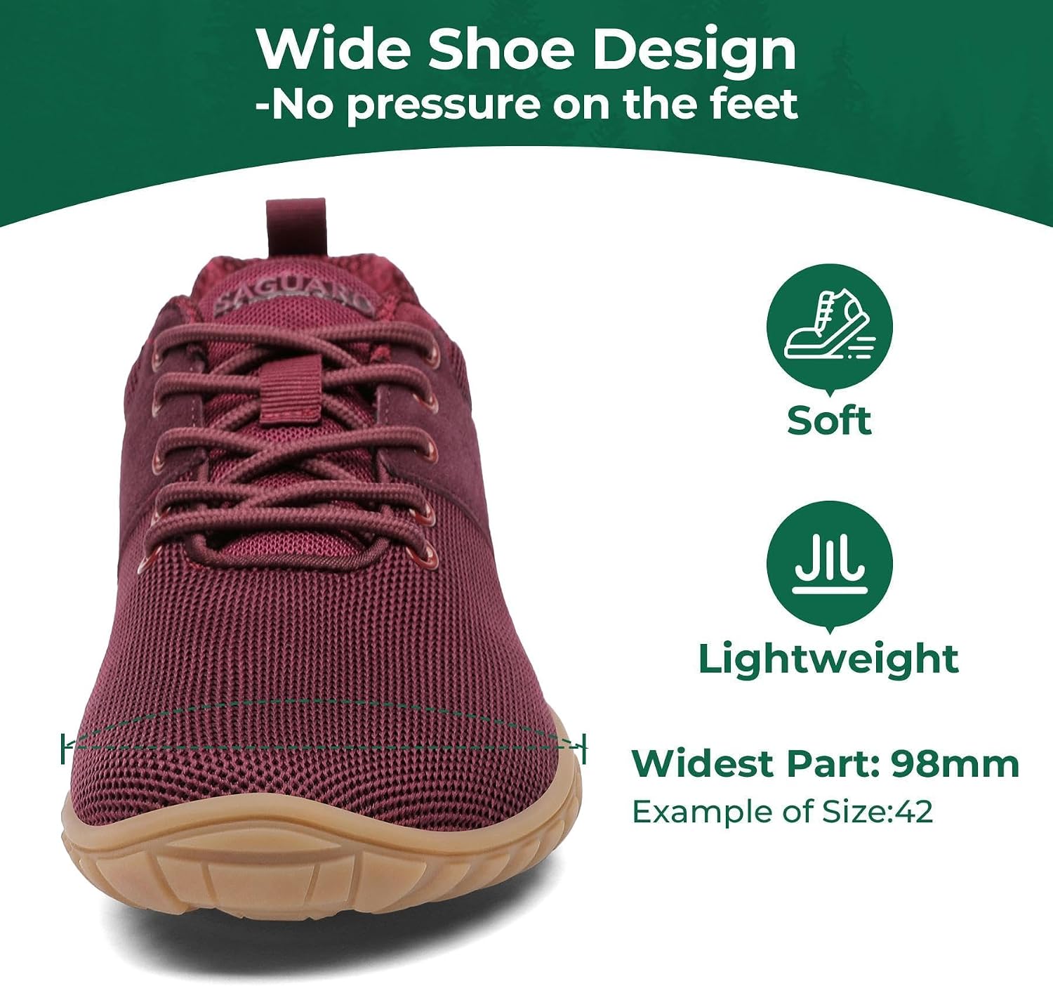 Thumbnail 1 de SAGUARO Wish Ⅰ Barfußschuhe Gr.36‑48