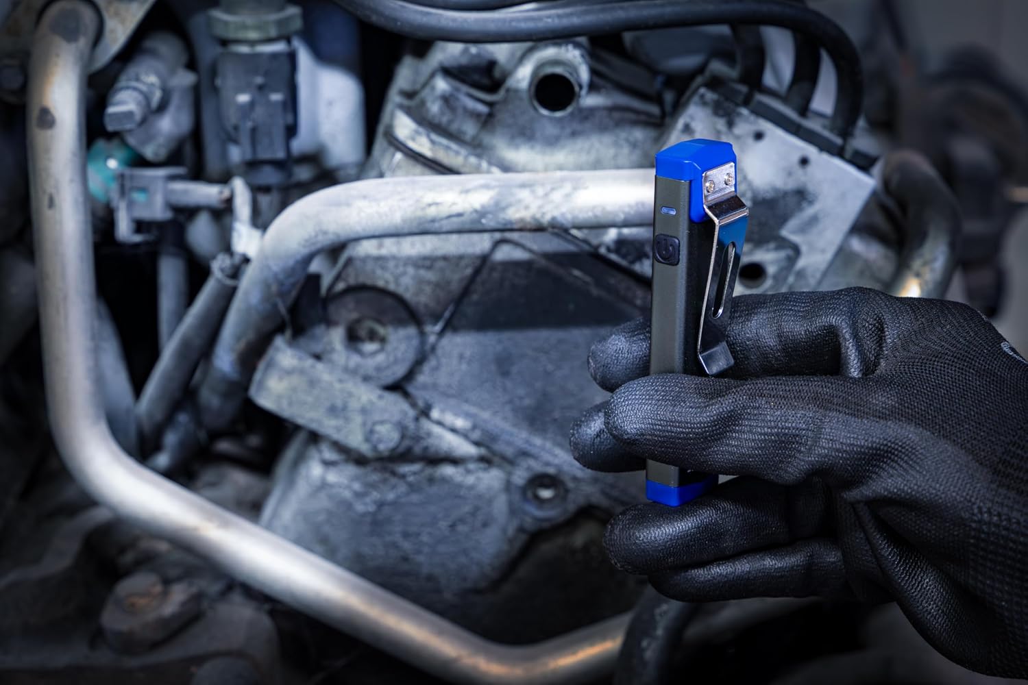 Detalle de BGS 85350: Mini torcia da lavoro in alluminio con COB-LED