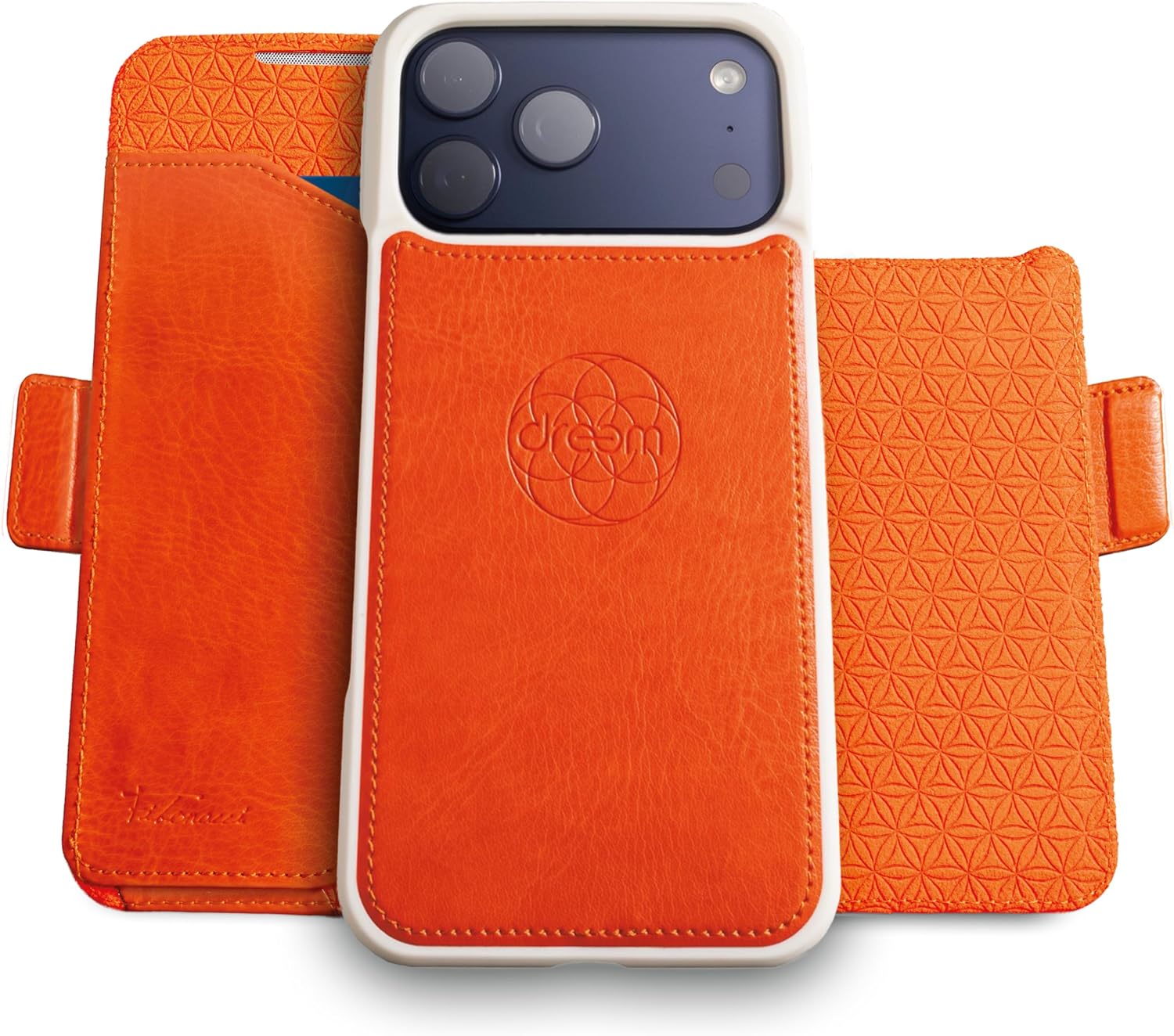 Dreem Wallet Case for iPhone 17 Pro Max with ArcFold Stand, RFID Blocking, and MagSafe Fit