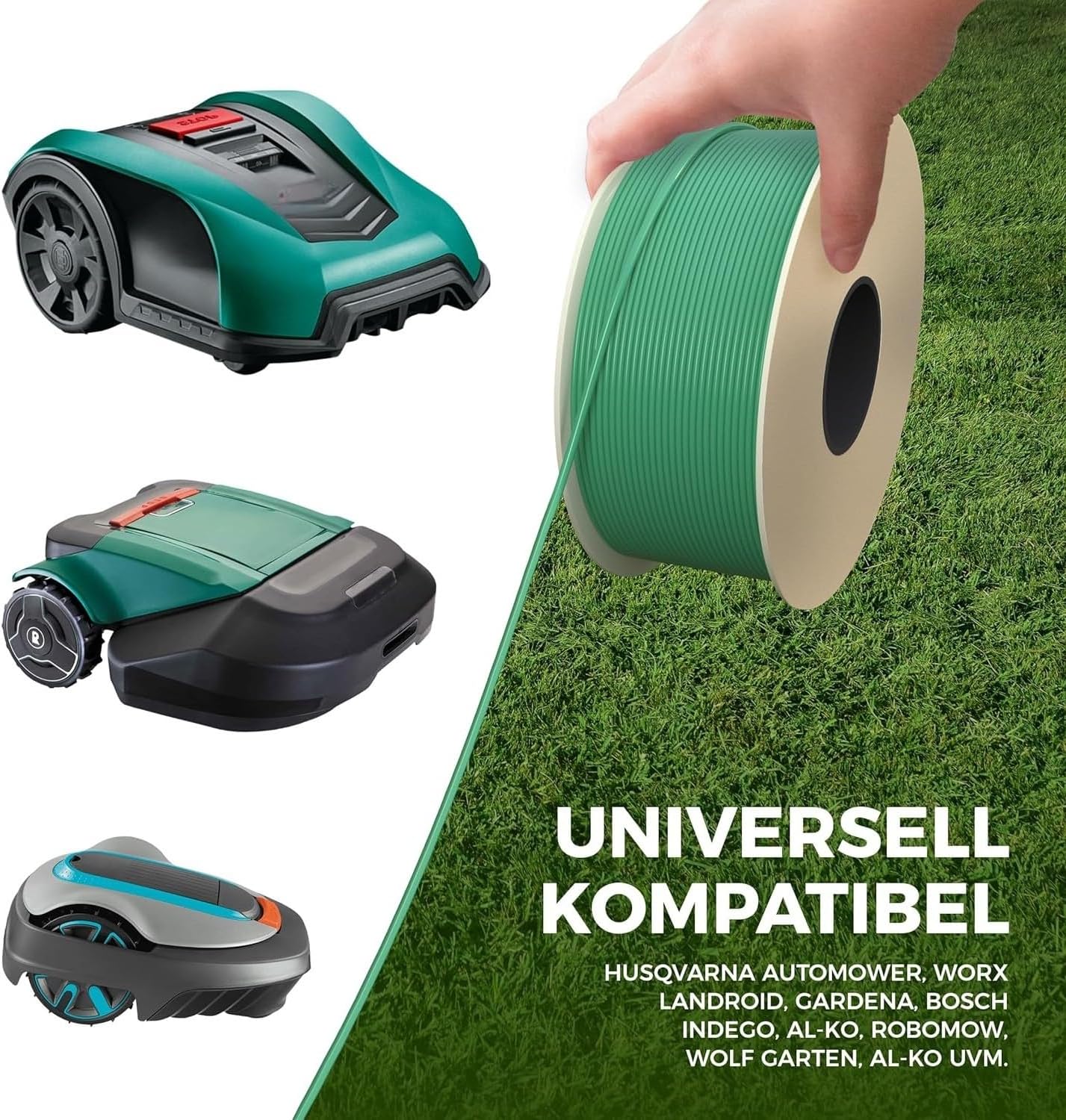 Thumbnail 3 de Begrenzungskabel Mähroboter – Universeller Begrenzungsdraht Ø2,7 mm für alle Marken