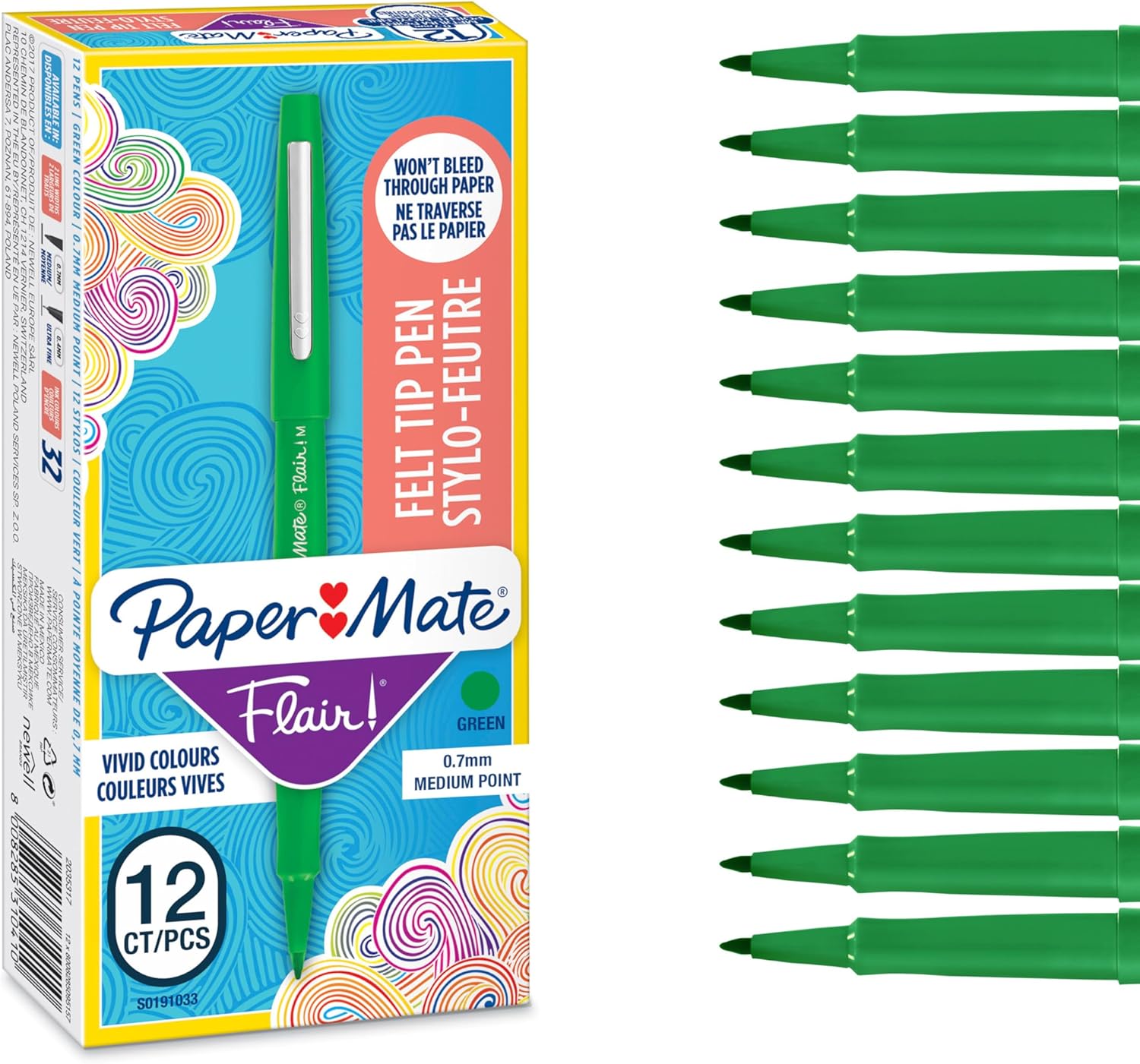 Paper Mate Papermate Flair Penna 0,7 mm Verde 🎨