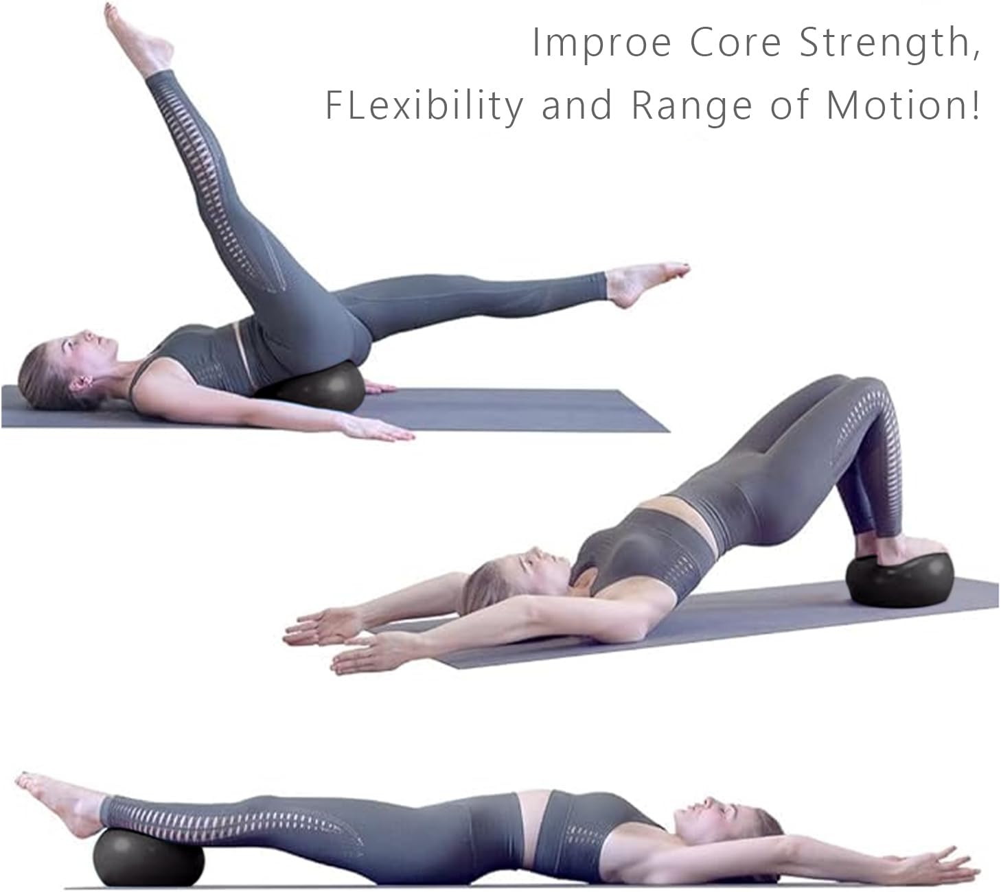Detalle de Flintronic Palla Yoga Pilates 25 cm – Palla Fitness per Yoga, Pilates e Ginnastica