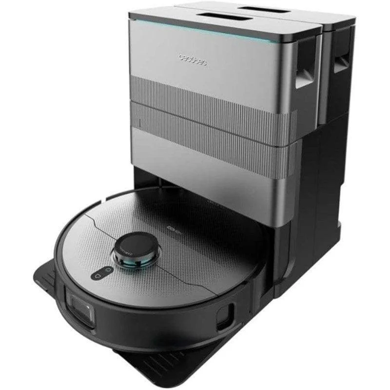 Detalle de Cecotec Conga X100: Robot aspirador y fregasuelos con autovaciado, IA, láser y 20.000 Pa