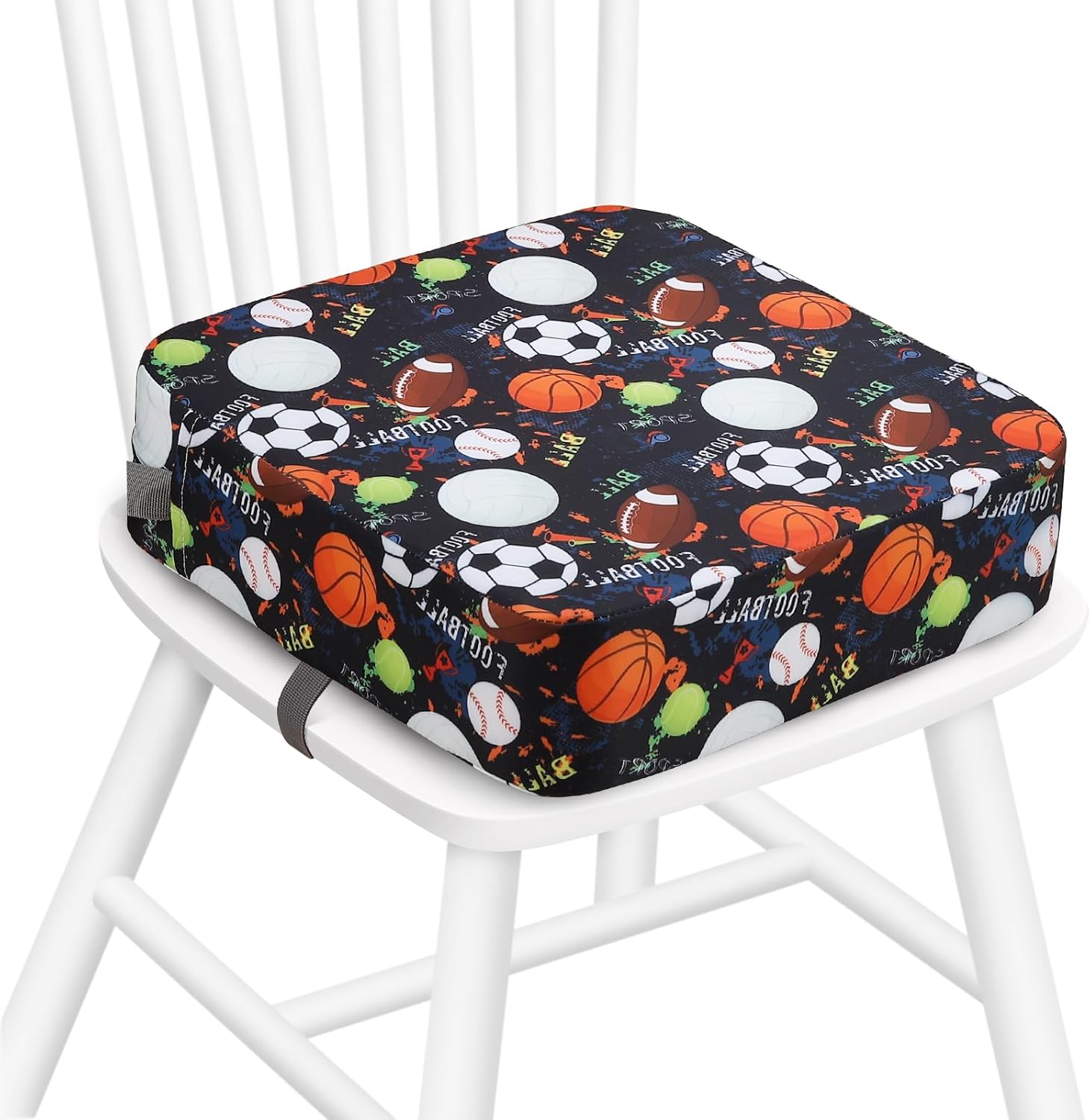 Thumbnail 6 de Zicac Booster Seat Dining Chair – portable toddler booster cushion with adjustable straps