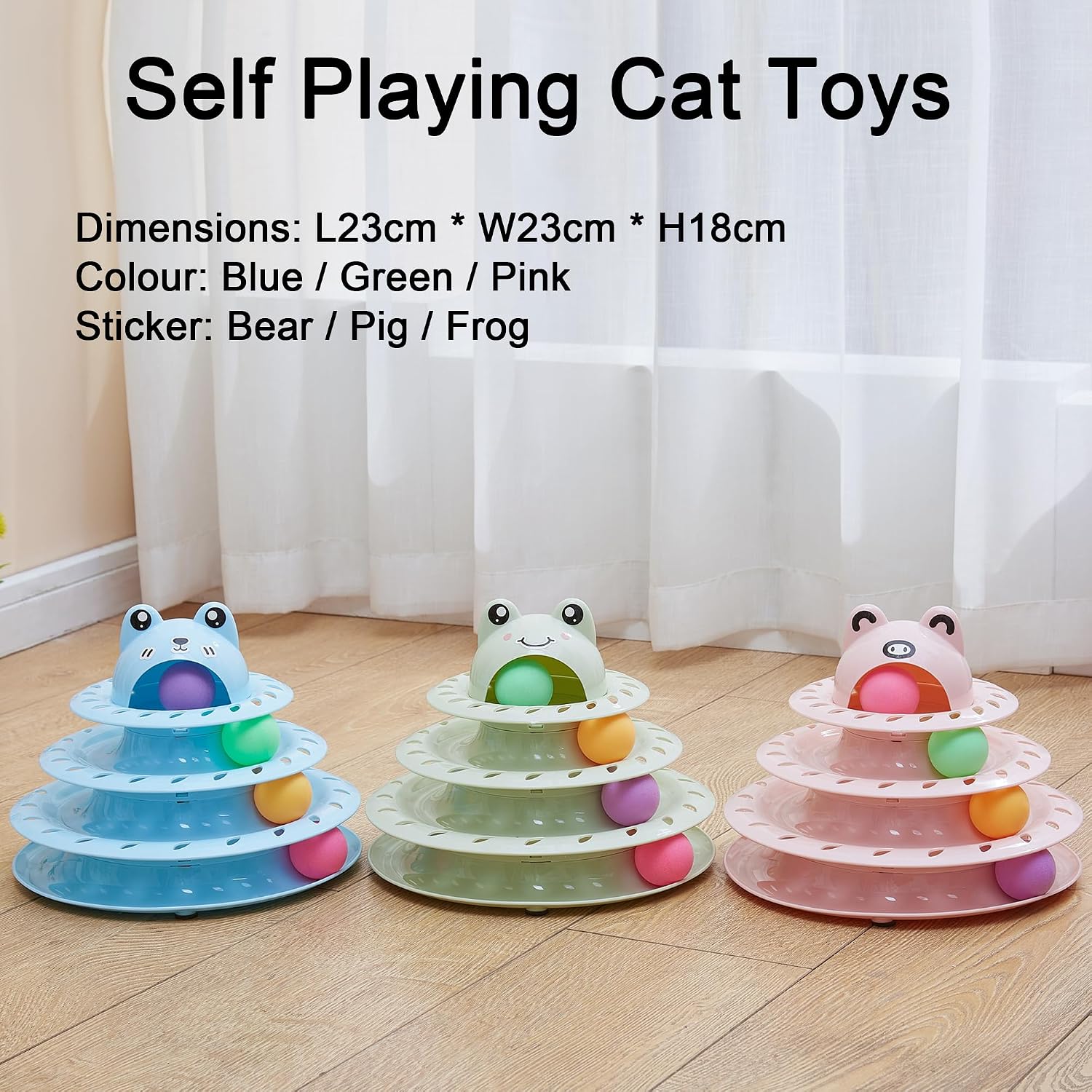 Thumbnail 6 de Suhaco 26 PCS cat track toys set