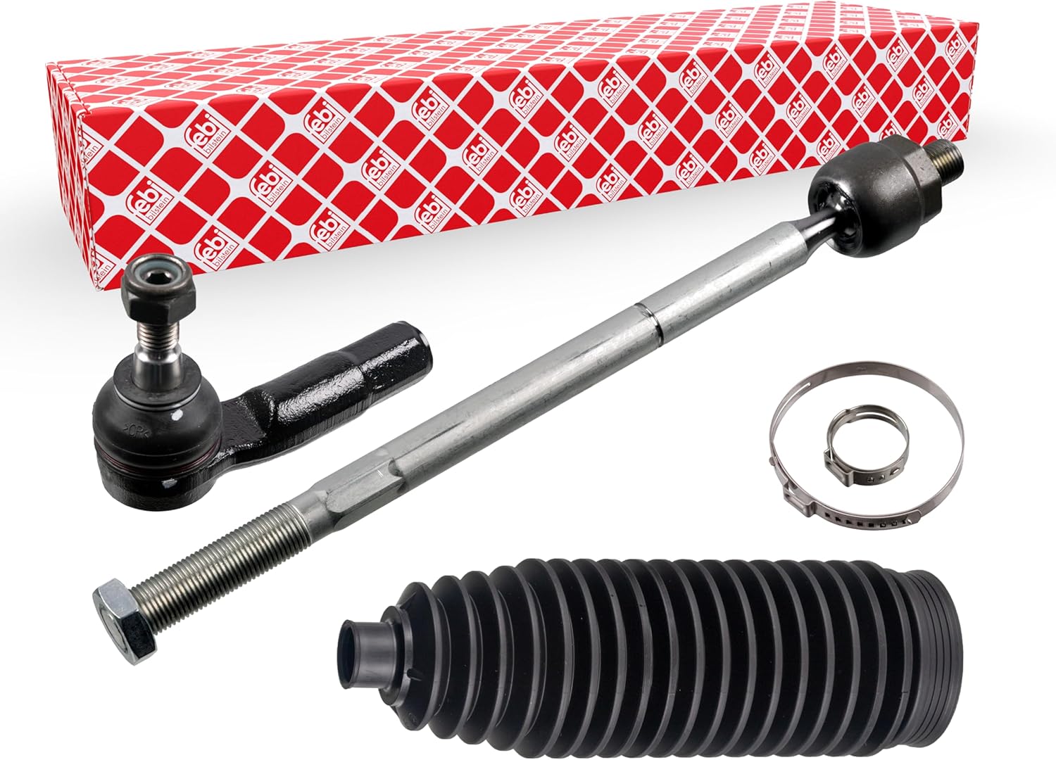 Detalle de febi bilstein 49044 Barre d'accouplement avec set de soufflet de direction – 1 pièce