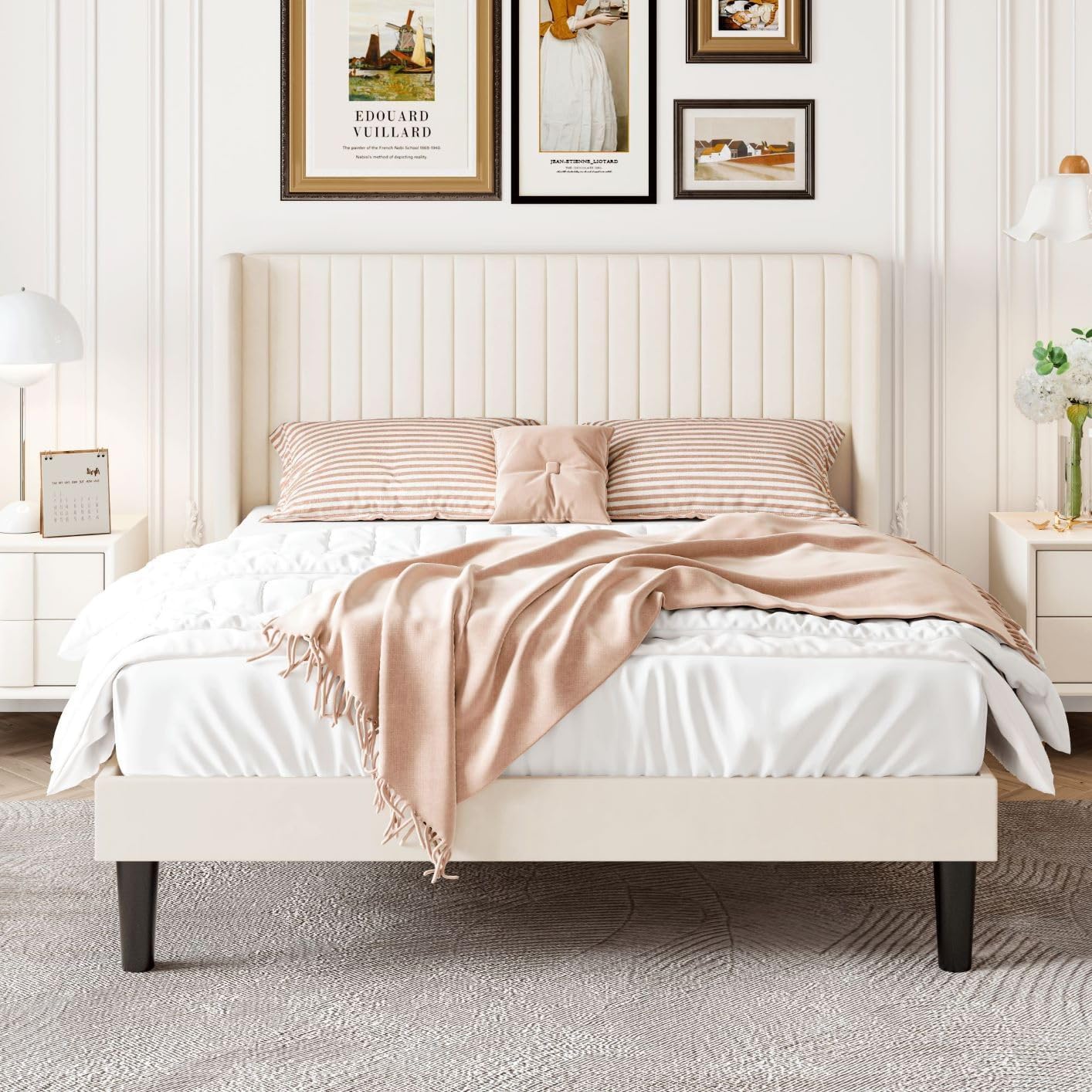 Detalle de SHA CERLIN Queen Bed Frame