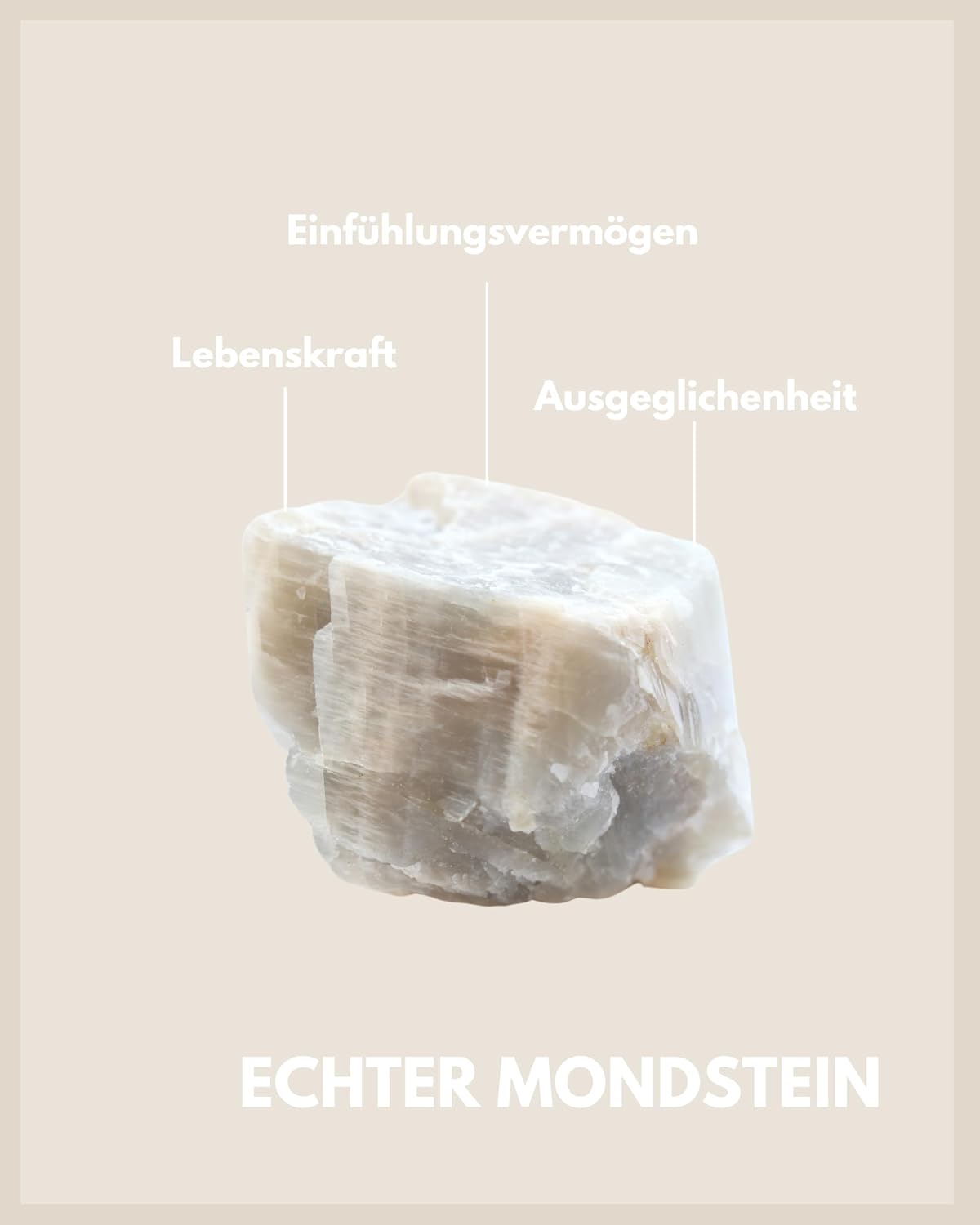 Thumbnail 1 de GD GOOD.designs Armband Damen mit echten Natursteinen und 925-Silber-Zwischenperle (facettierte 4-mm-Edelsteinperlen)