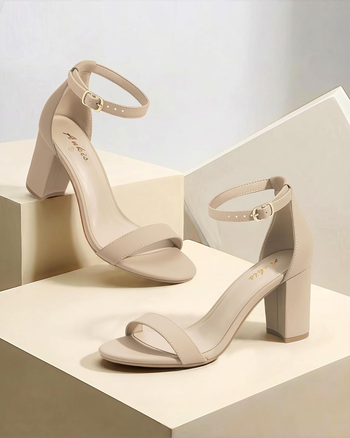 Thumbnail 2 de Ankis Women’s Open-Toe Ankle Strap Chunky Heels (2.75-inch) with Platform