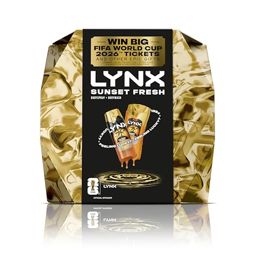 Detalle de Lynx Sunset Fresh Gift Set: Body Wash & Body Spray with FIFA World Cup 2026 Tickets Chance