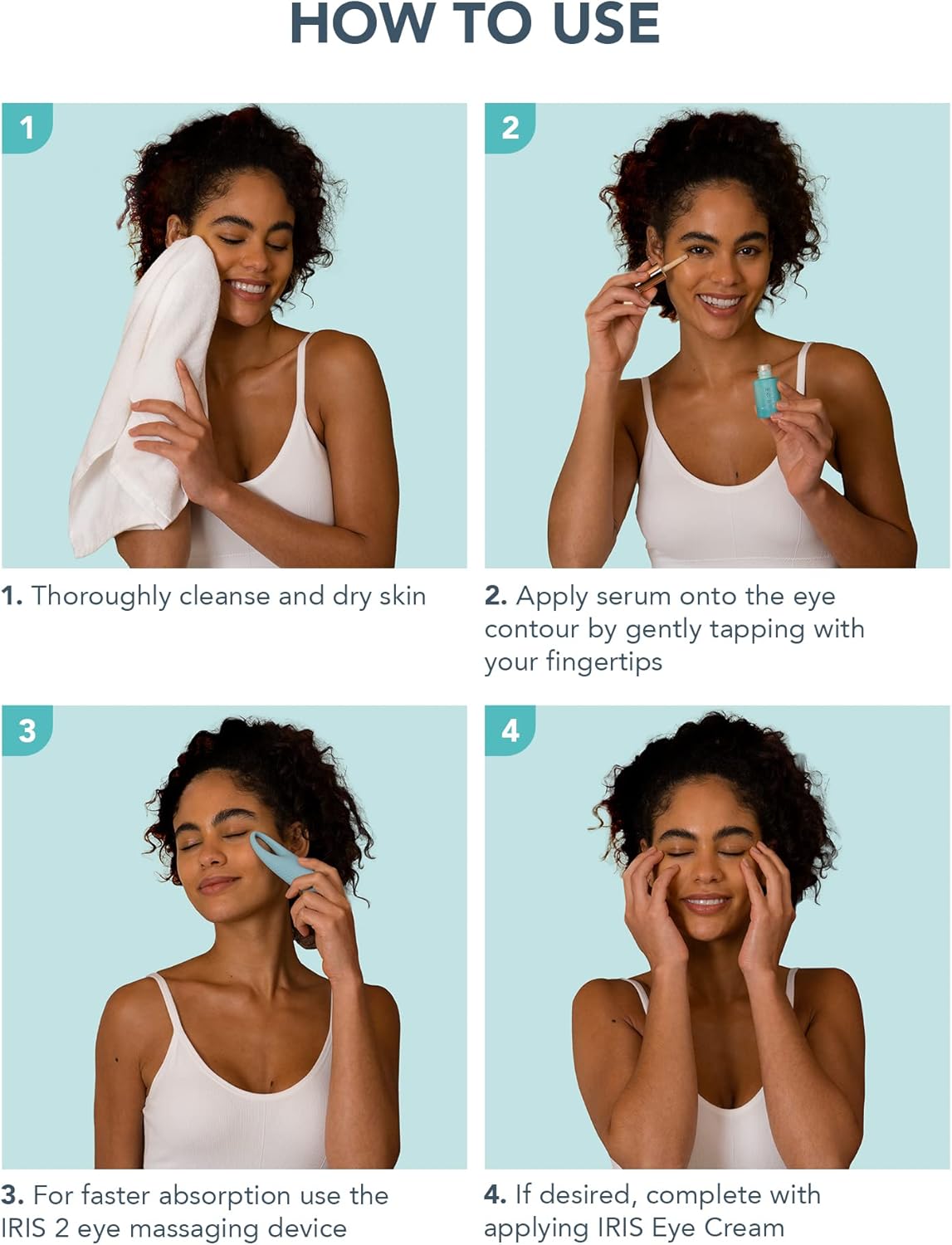 Thumbnail 5 de IRIS Sérum contour des yeux fermeté nuit (rétinol, bakuchiol) – anti-cerne, poches et rides – 15 ml