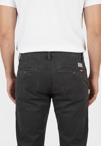 Detalle de Levi's XX Chino Standard II Homme – Mineral Black Shady, 34W/32L