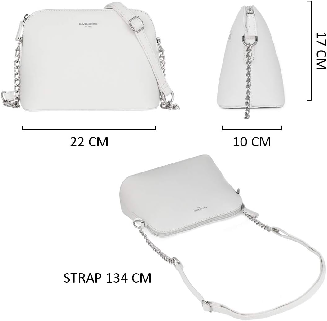 Thumbnail 5 de David Jones Petit sac bandoulière chaîne argentée en cuir PU rigide