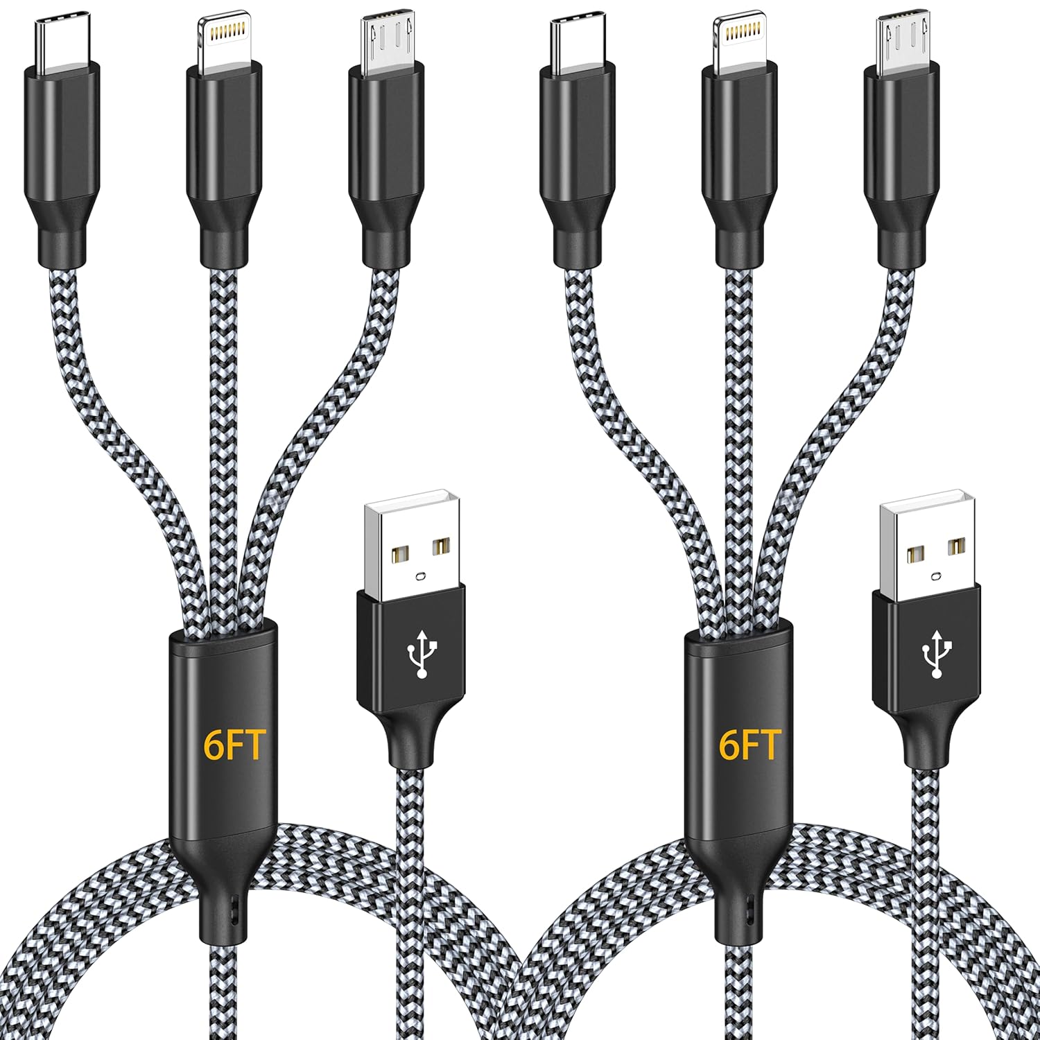Detalle de AICHUA 3-in-1 Multi Charging Cable 6ft