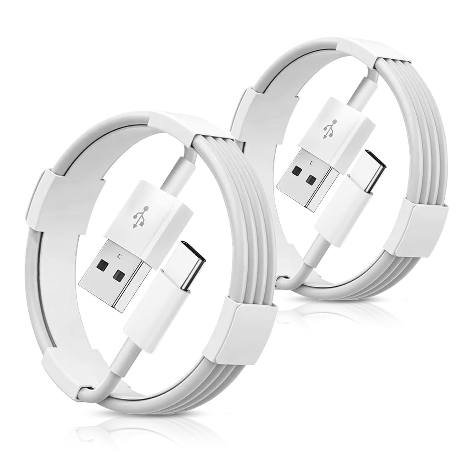 Detalle de CYQAPC 2 Pack 6ft USB A to USB-C CarPlay Cable for iPhone and iPad