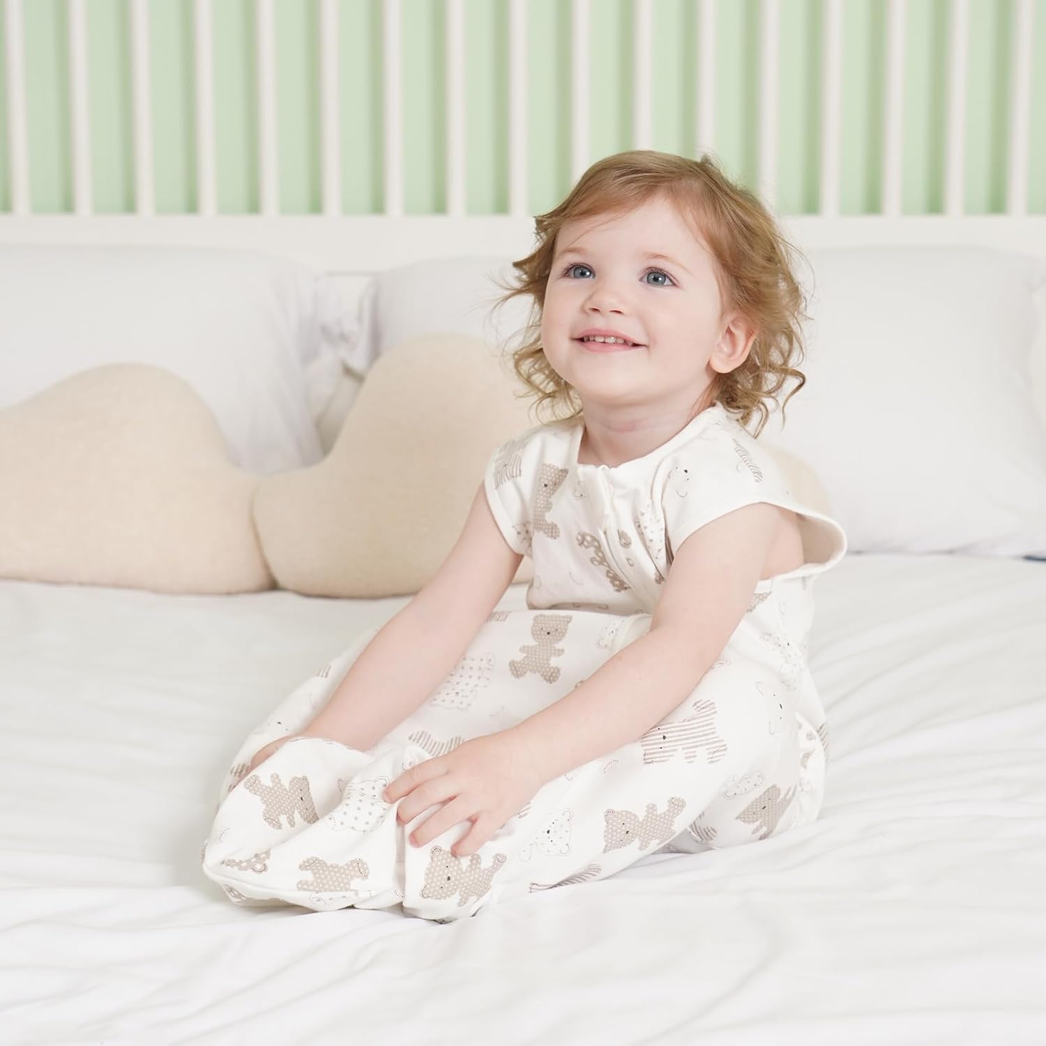 Thumbnail 4 de TOGOU2S Sommerschlafsack Baby 0,5 Tog aus 100% Baumwolle – verstellbare Länge, Unisex