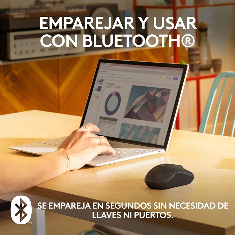 Thumbnail 3 de Logitech M240 Silent Ratón Bluetooth Grafito