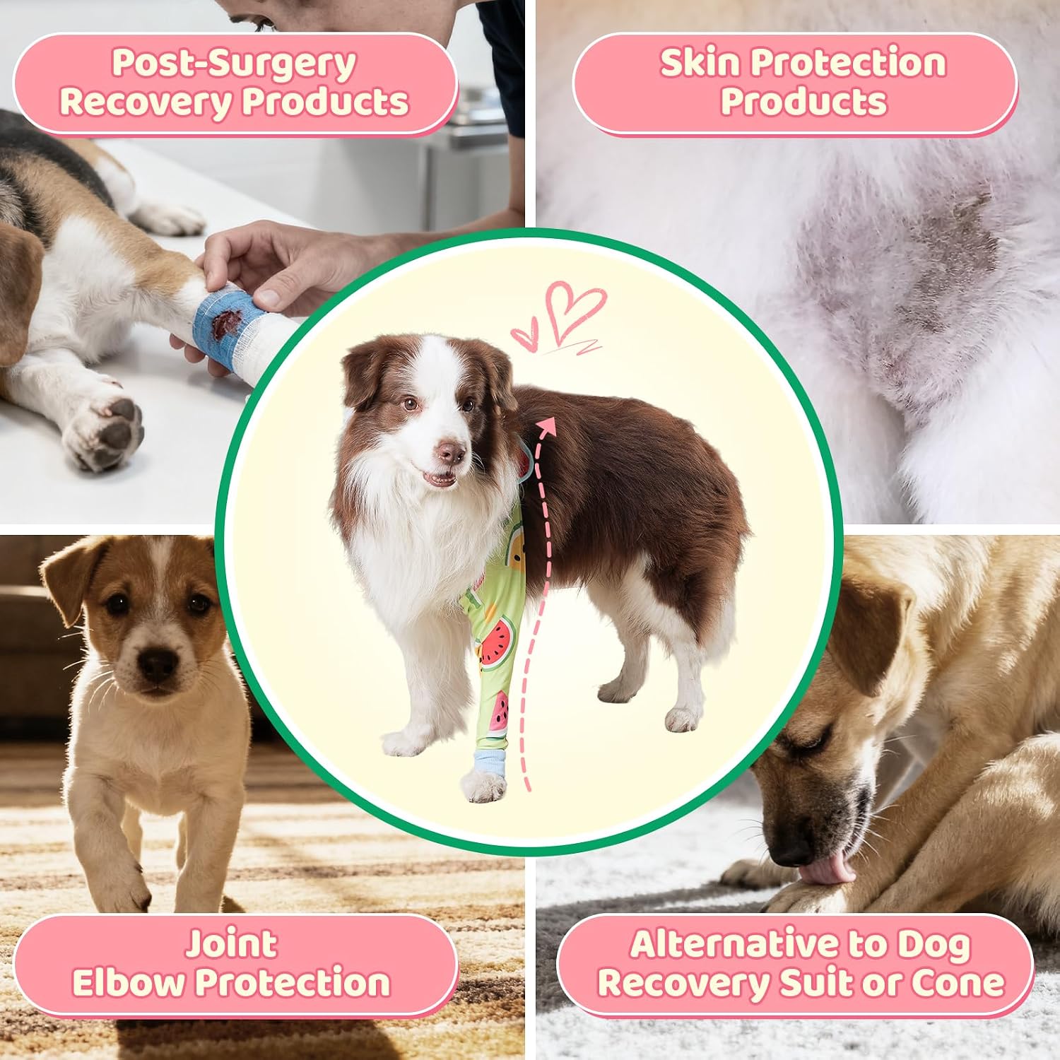 Detalle de Dog Front Leg Recovery Sleeve, Single Sleeve