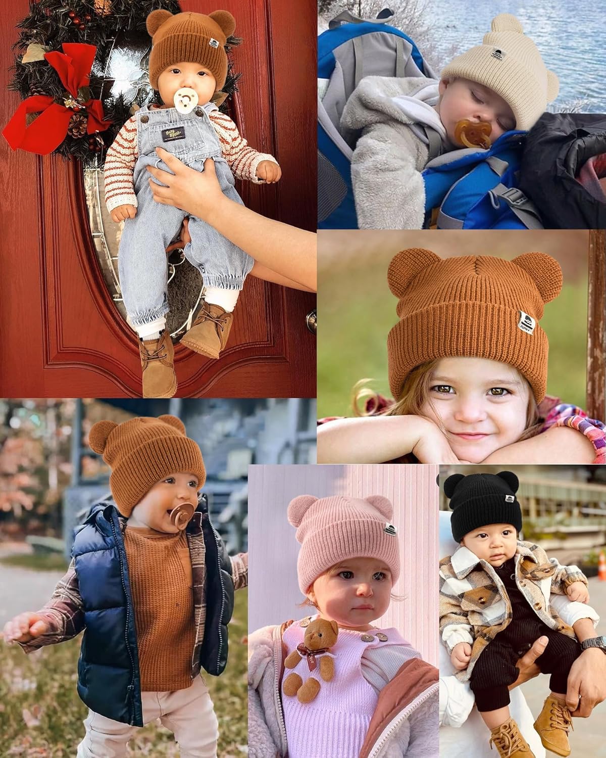 Thumbnail 5 de FURTALK Baby Beanie 0-6 Months