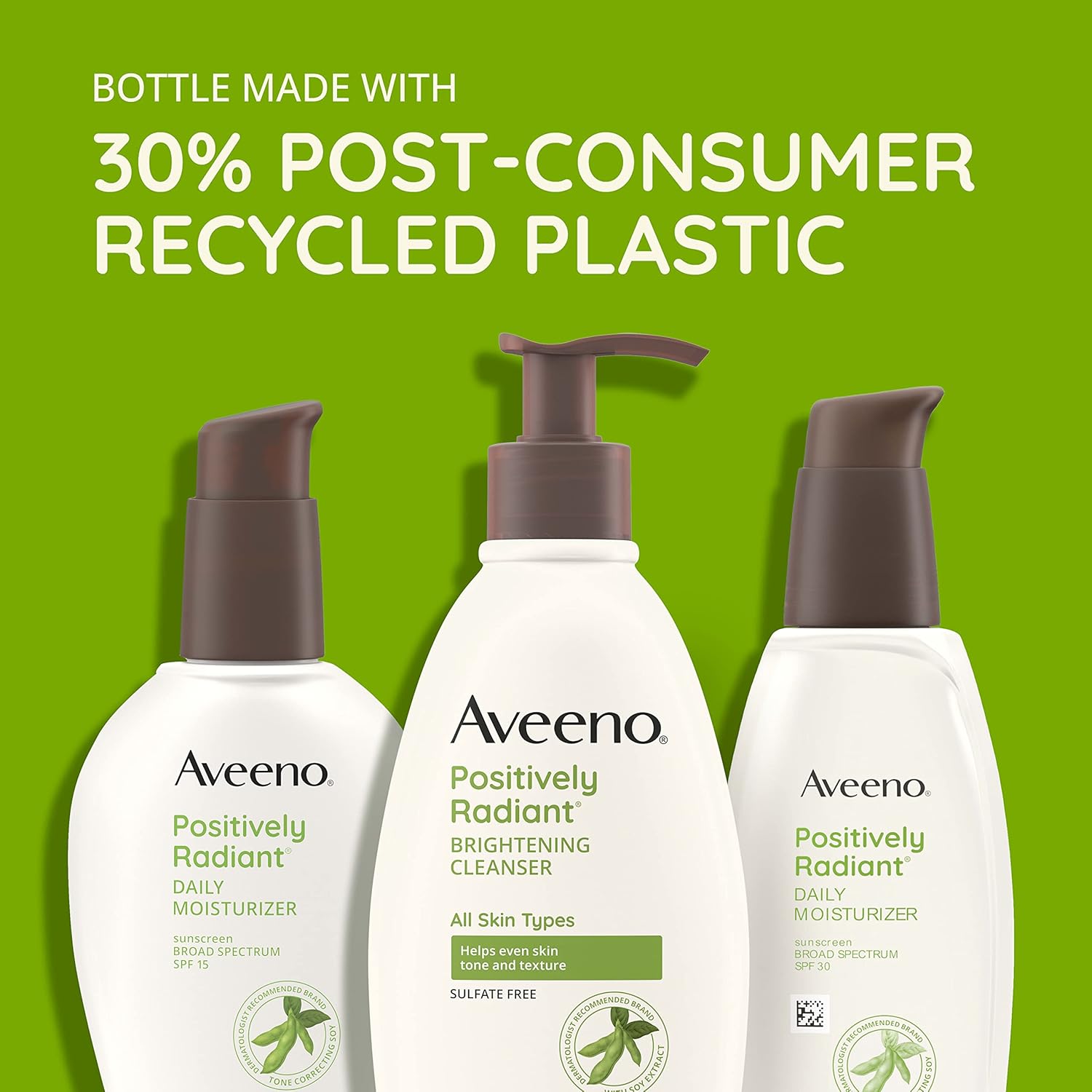 Detalle de Aveeno Positively Radiant Moisturizer 4 FL OZ
