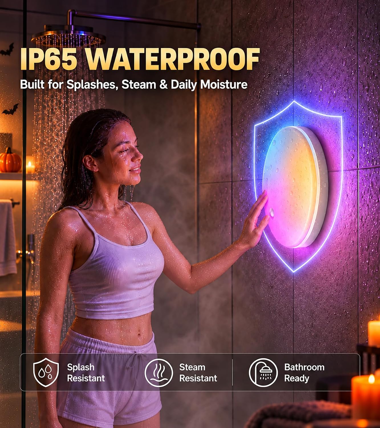 Detalle 2 de Waterproof Shower Light 7.8-Inch