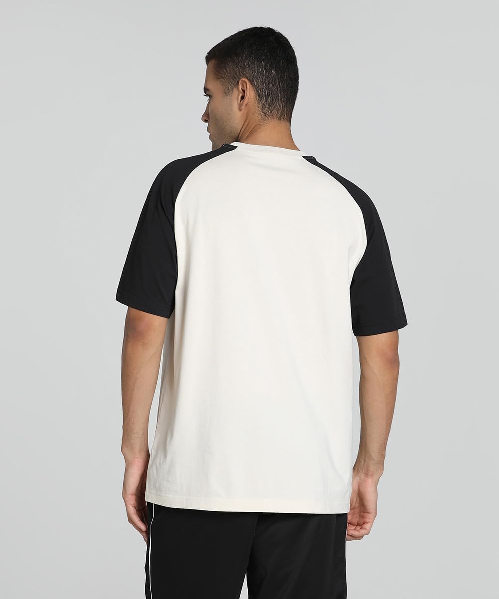 Detalle de PUMA Sport Tee T-Shirts Mixte (Lot de 1) – T-shirt simple et polyvalent