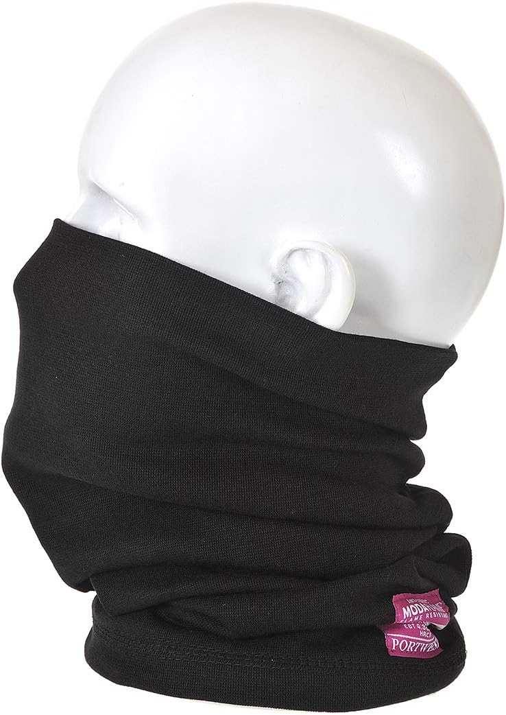 Detalle 2 de Portwest FR19BKR col tube de cou anti-statique FR noir (UPF 50+)
