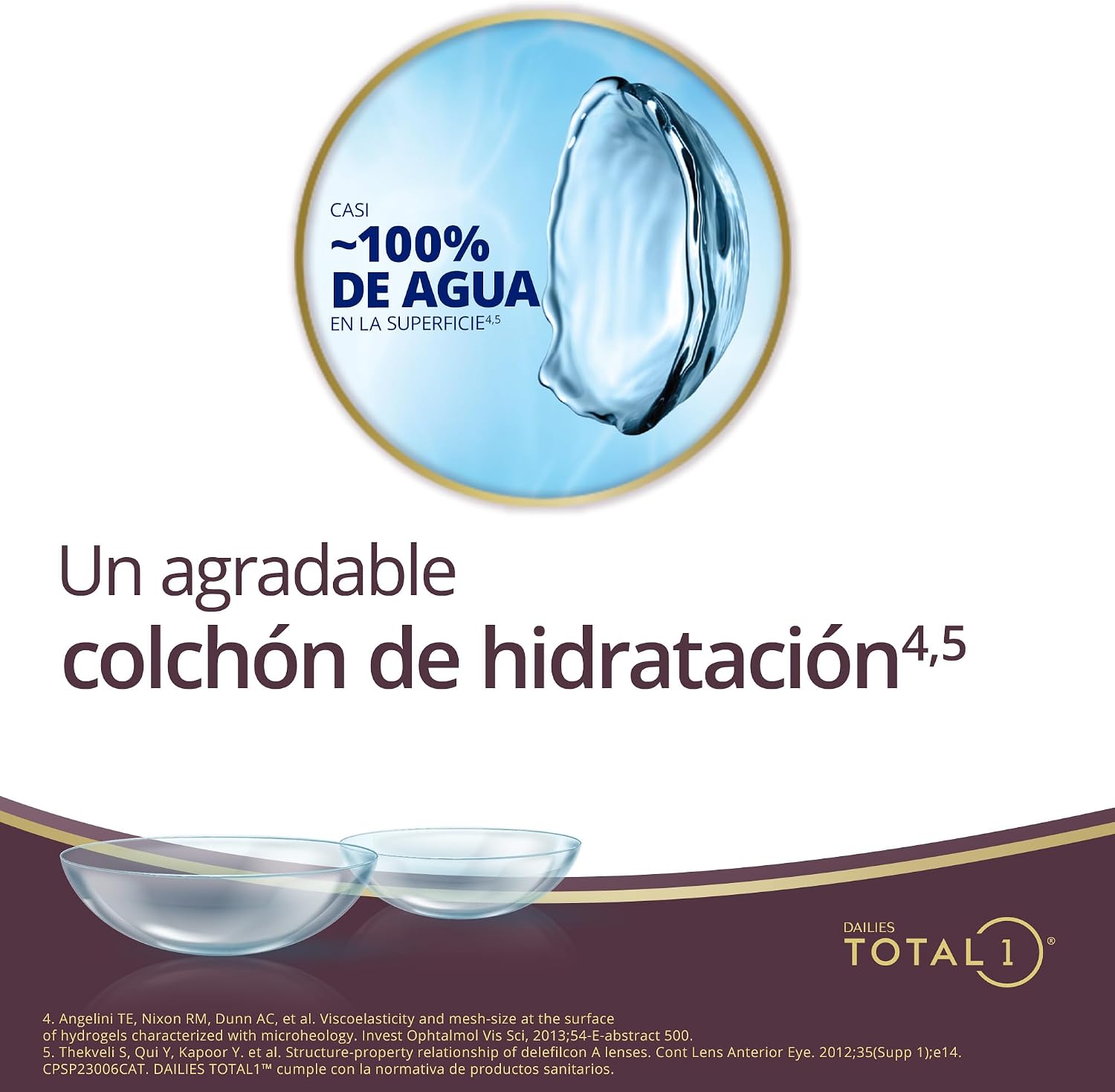 Thumbnail 5 de Dailies Total 1 Lentes de contacto diarias, 90 unidades 👁