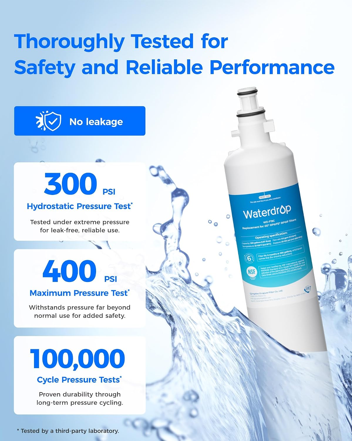 Thumbnail 5 de Waterdrop refrigerator water filter WD-F19C