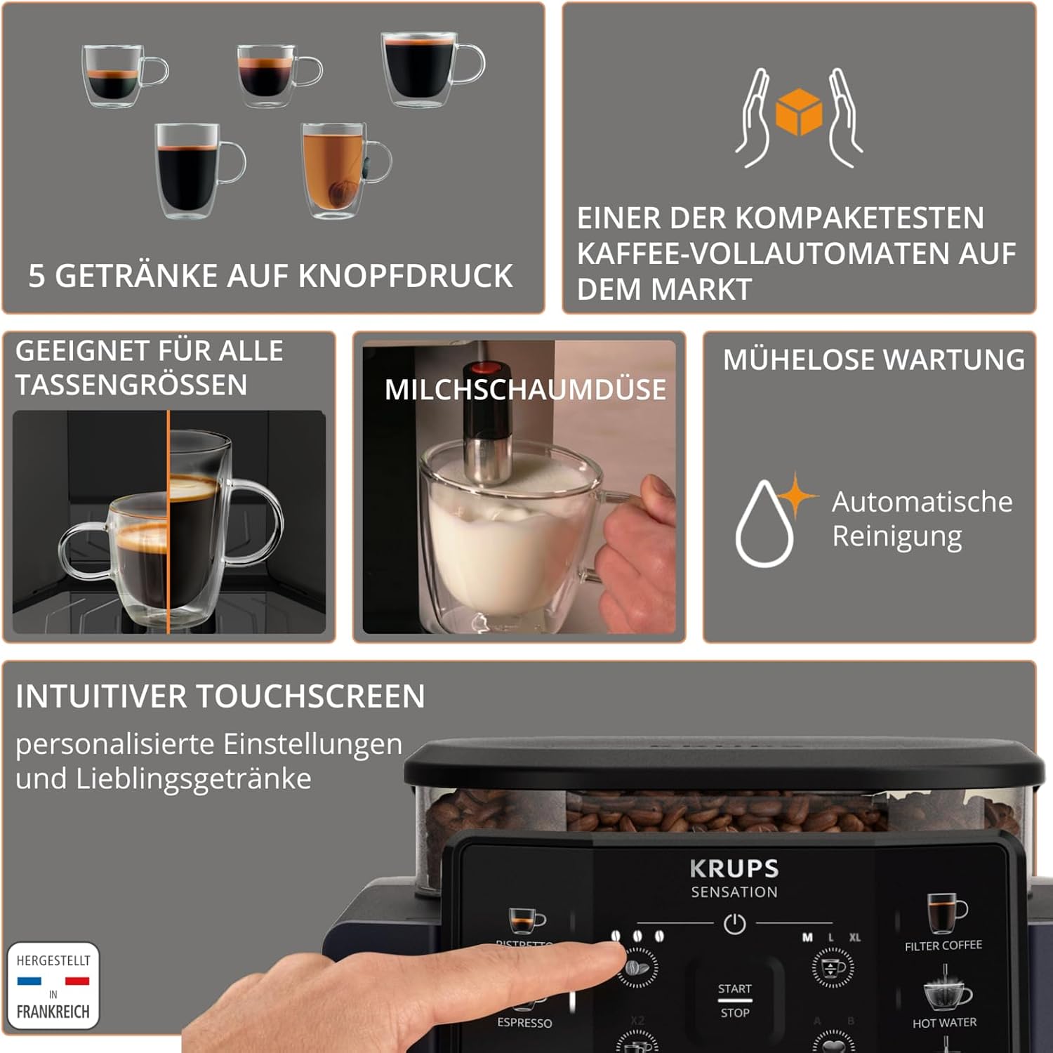 Detalle 2 de Krups Sensation Kaffeevollautomat