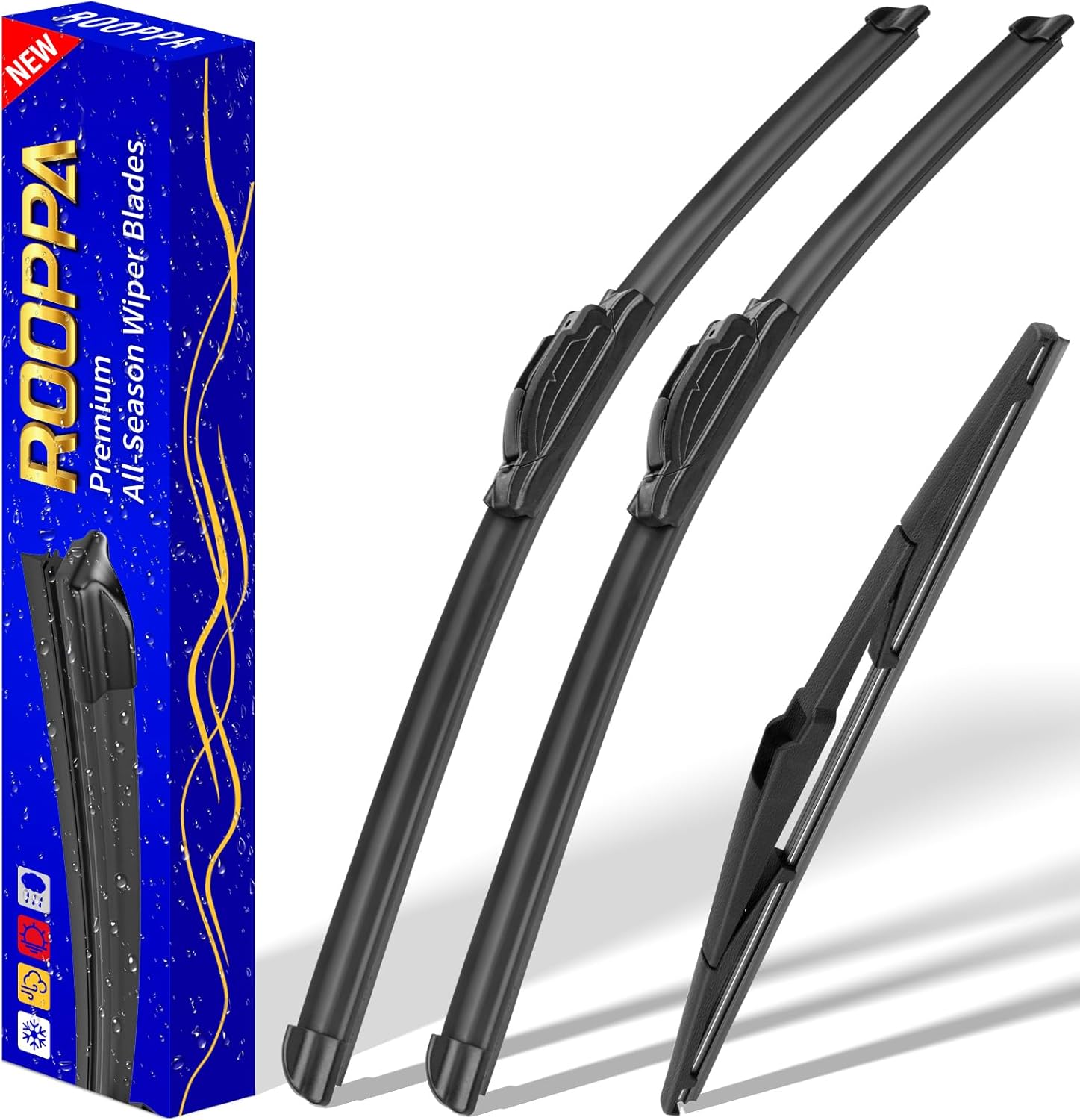 Detalle de 3 Wipers Replacement Set 24"/18"/14"
