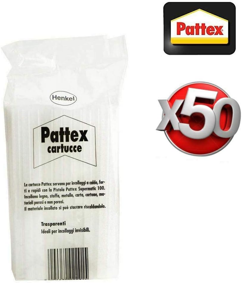 Detalle 2 de Pattex Cartucce colla a caldo 50 pezzi 200×11 mm