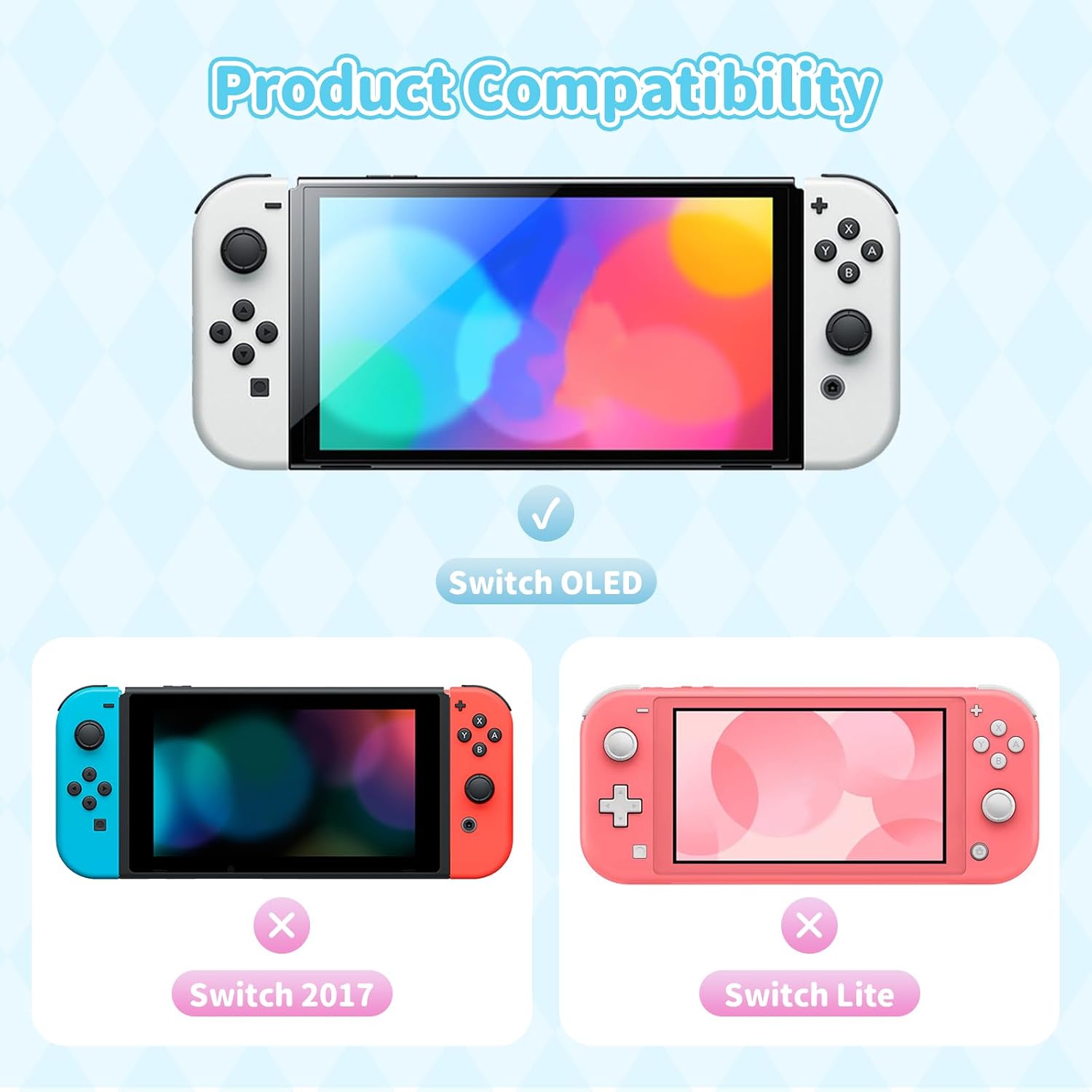 Detalle 2 de Switch OLED hard case, anti-scratch PC cover