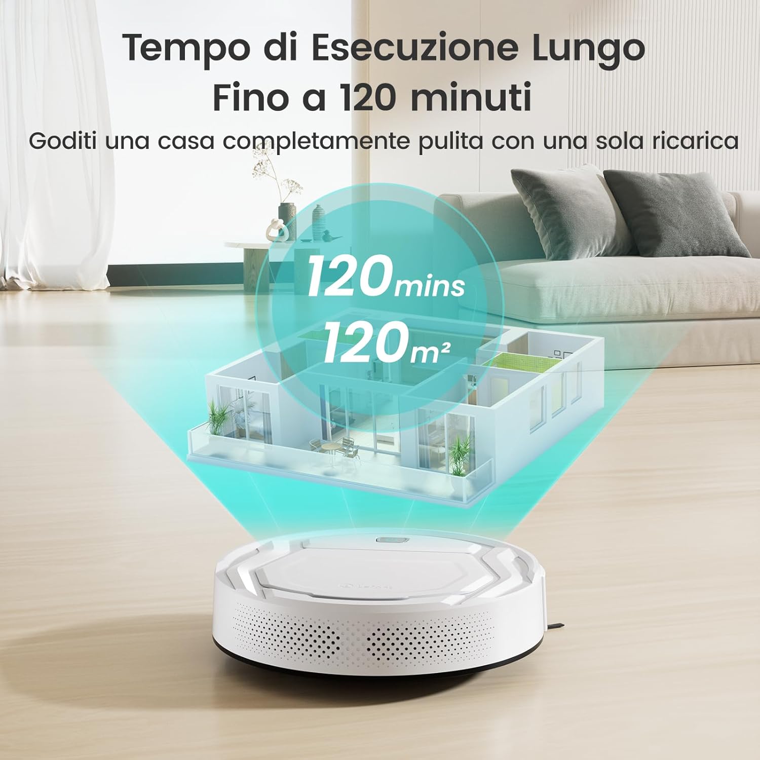 Thumbnail 6 de LEFANT M210P Robot aspirapolvere 2200 Pa, ultrasottile