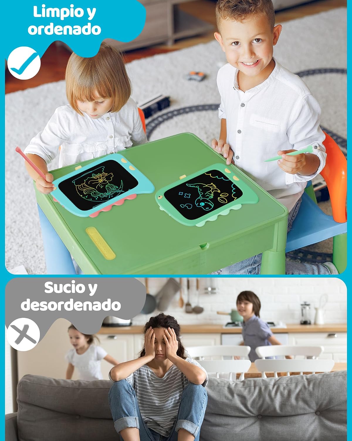 Thumbnail 3 de ORSEN Pizarra Mágica Infantil 8,5 Pulgadas