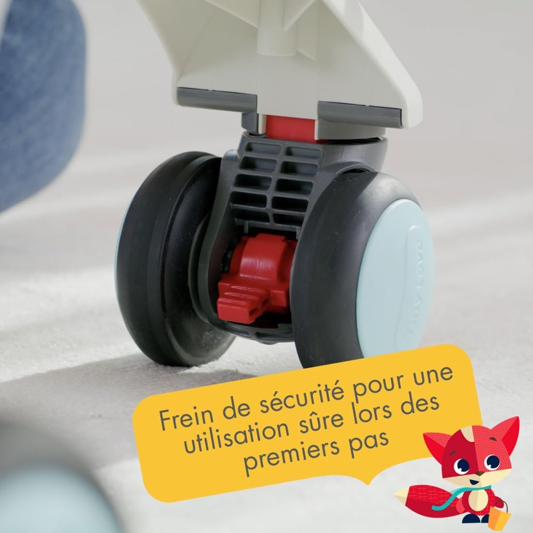 Detalle de Tiny Love Tiny Rider 5 en 1 – Trotteur, Porteur et Chariot de Marche pour Bébé (Prairie Rose)