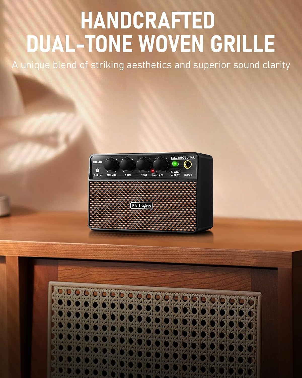 Thumbnail 6 de Flatsons 10W Mini Guitar Amp: Portable Analog Power for Practice and On-the-Go Jamming