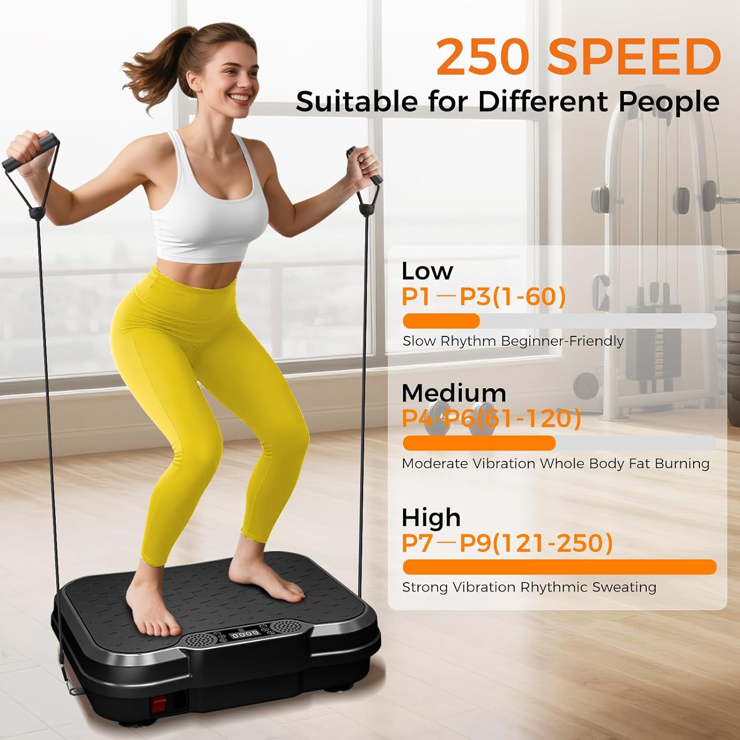 Detalle 2 de NXSCI Vibration Plate Exercise Machine 450 lbs ๐