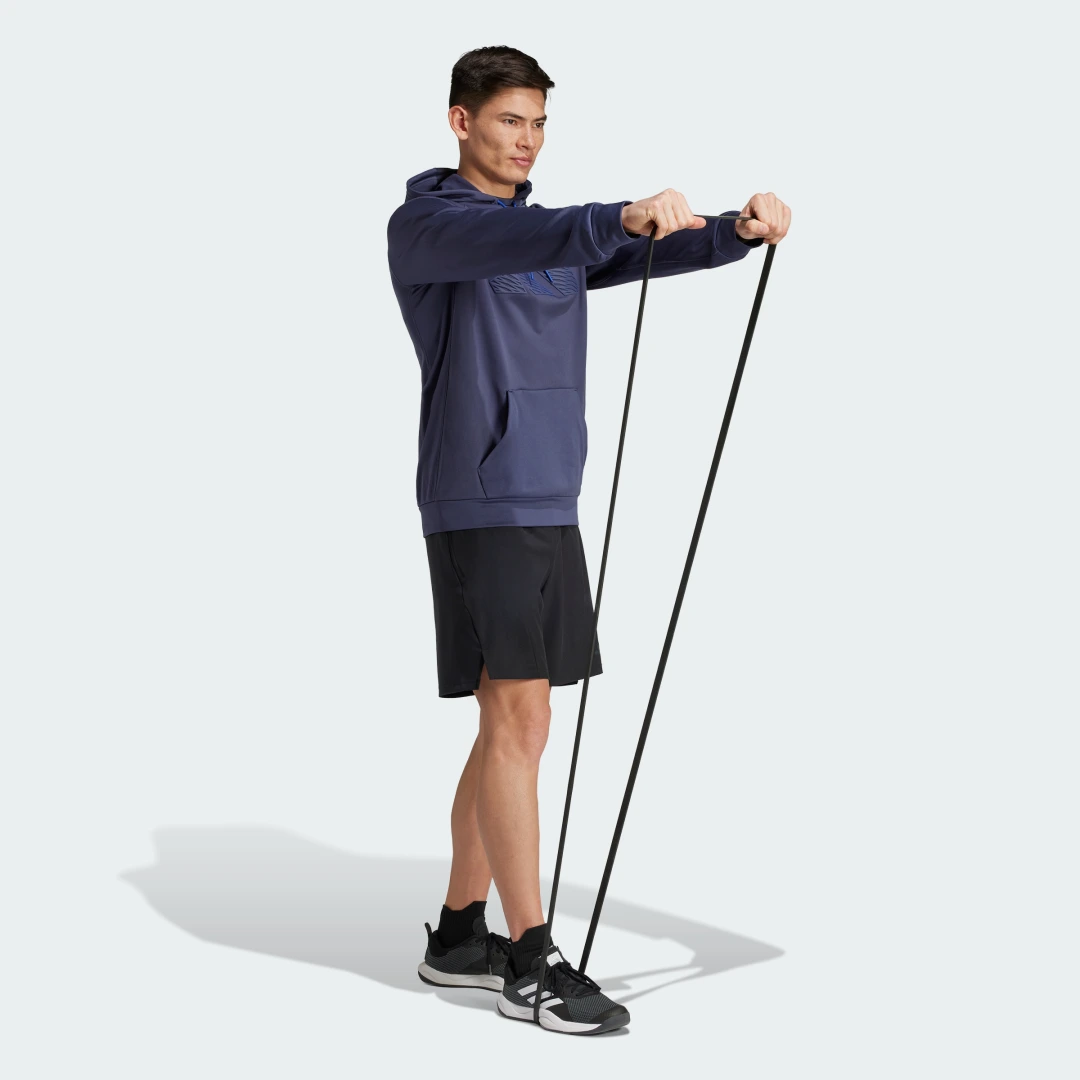 Detalle de Sudadera con capucha Game and Go Training Big Logo de Adidas