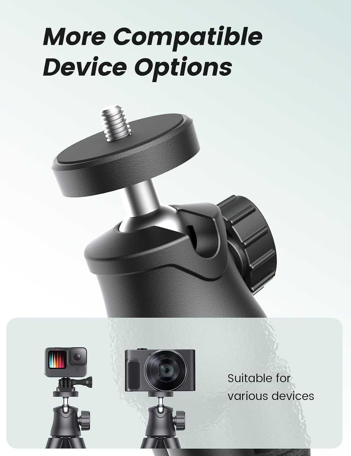 Detalle de Phone Tripod with 360° Rotation