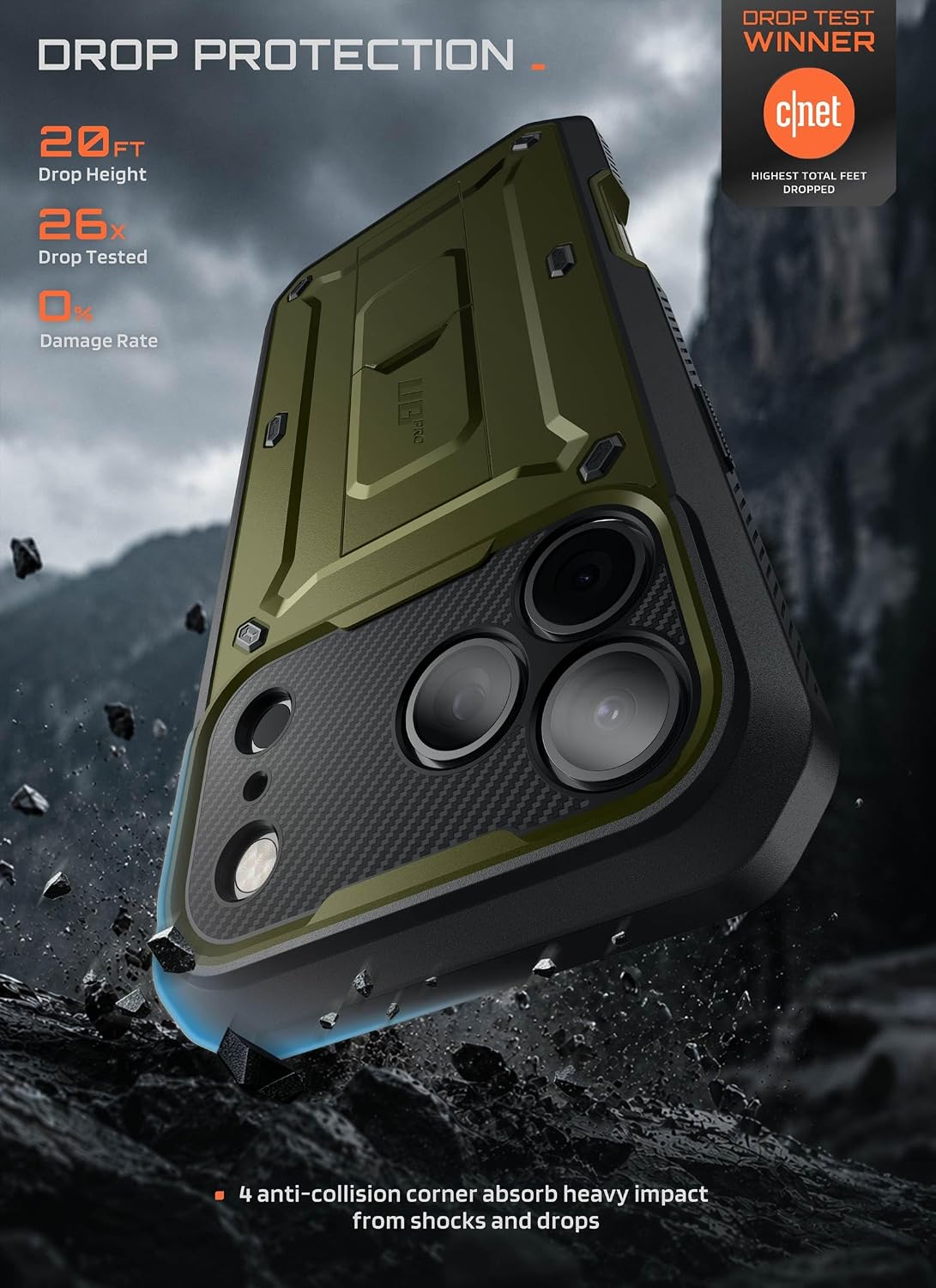 Detalle de SUPCASE Phone Case for iPhone 18 Pro Max