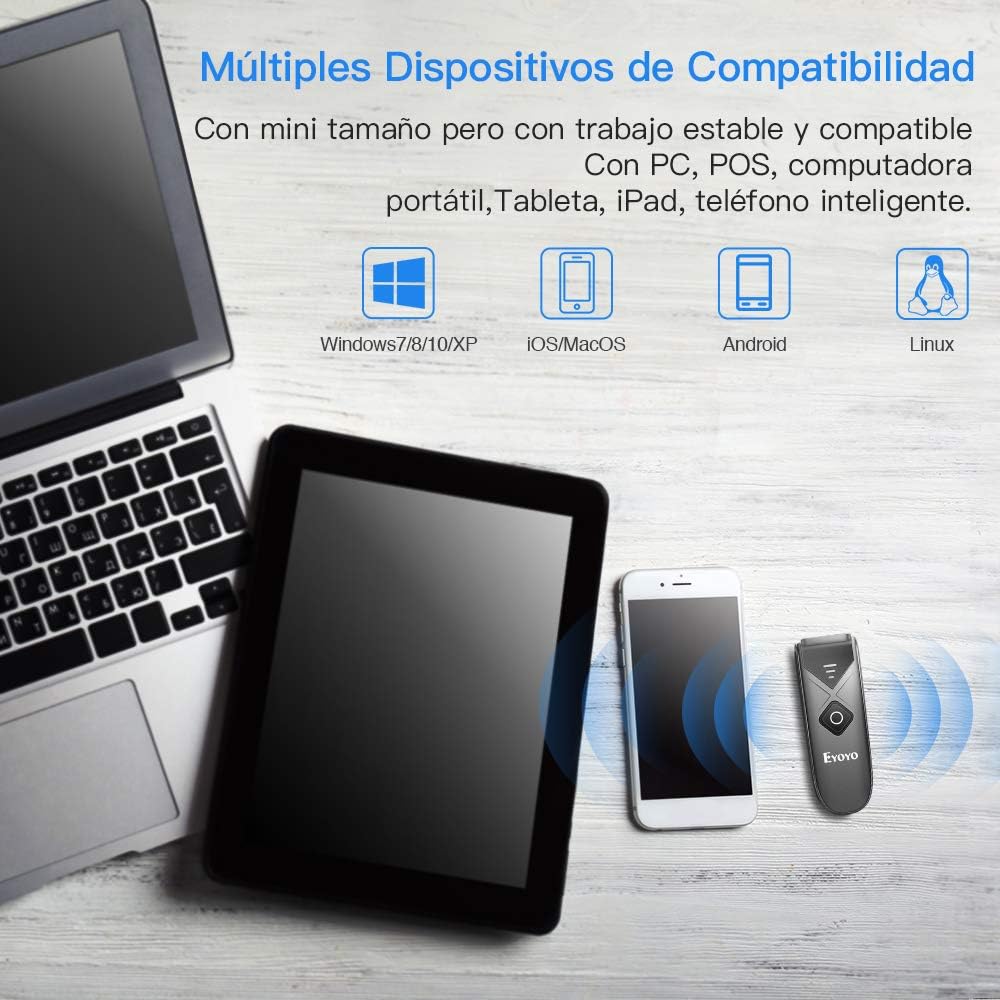 Thumbnail 5 de Eyoyo EY-015P Escáner 2D Bluetooth 30m