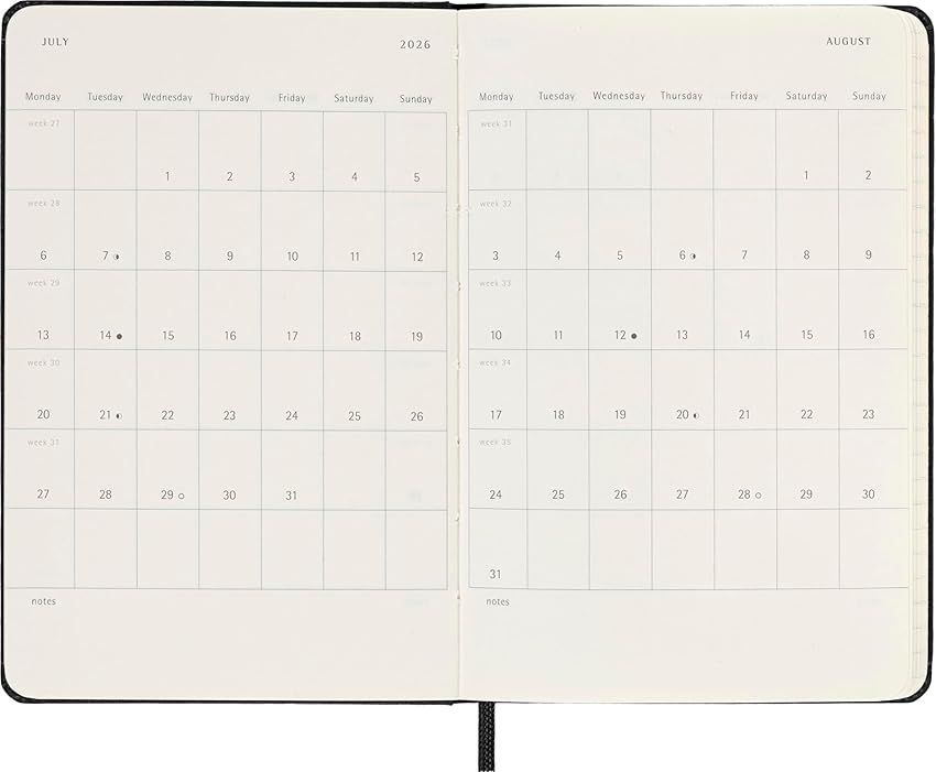 Thumbnail 5 de Moleskine Weekly Planner 2025-2026 Agenda semanal