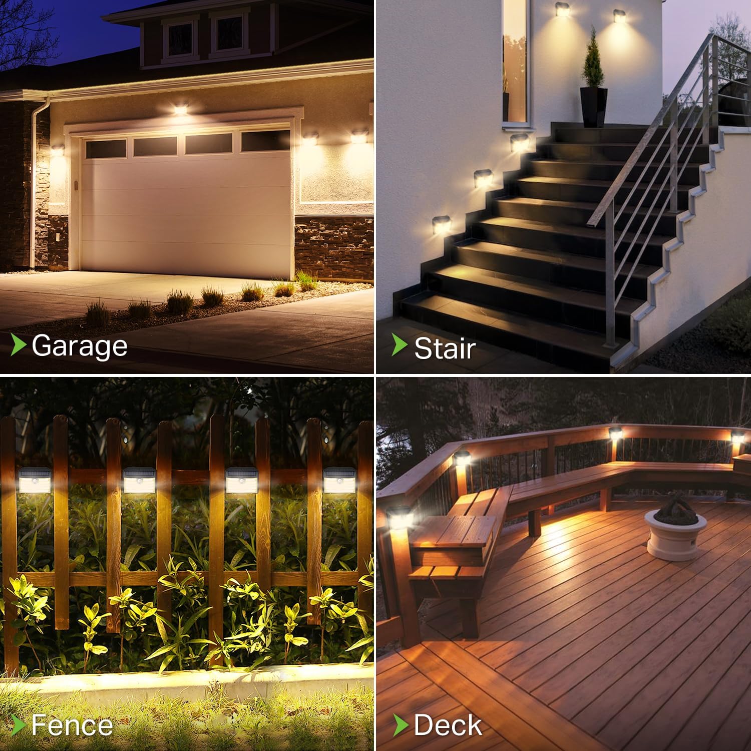 Thumbnail 1 de CLAONER Solar Motion Sensor Lights, 126 LEDs