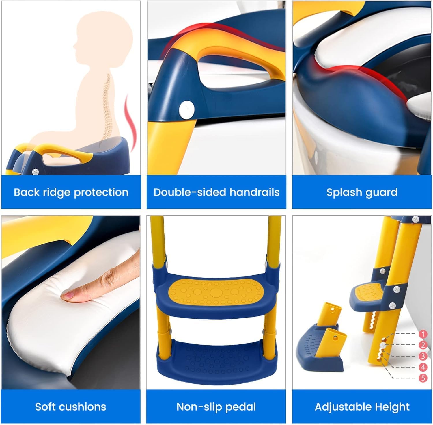 Thumbnail 1 de Potty Training Toilet Seat Toddler with Step Ladder