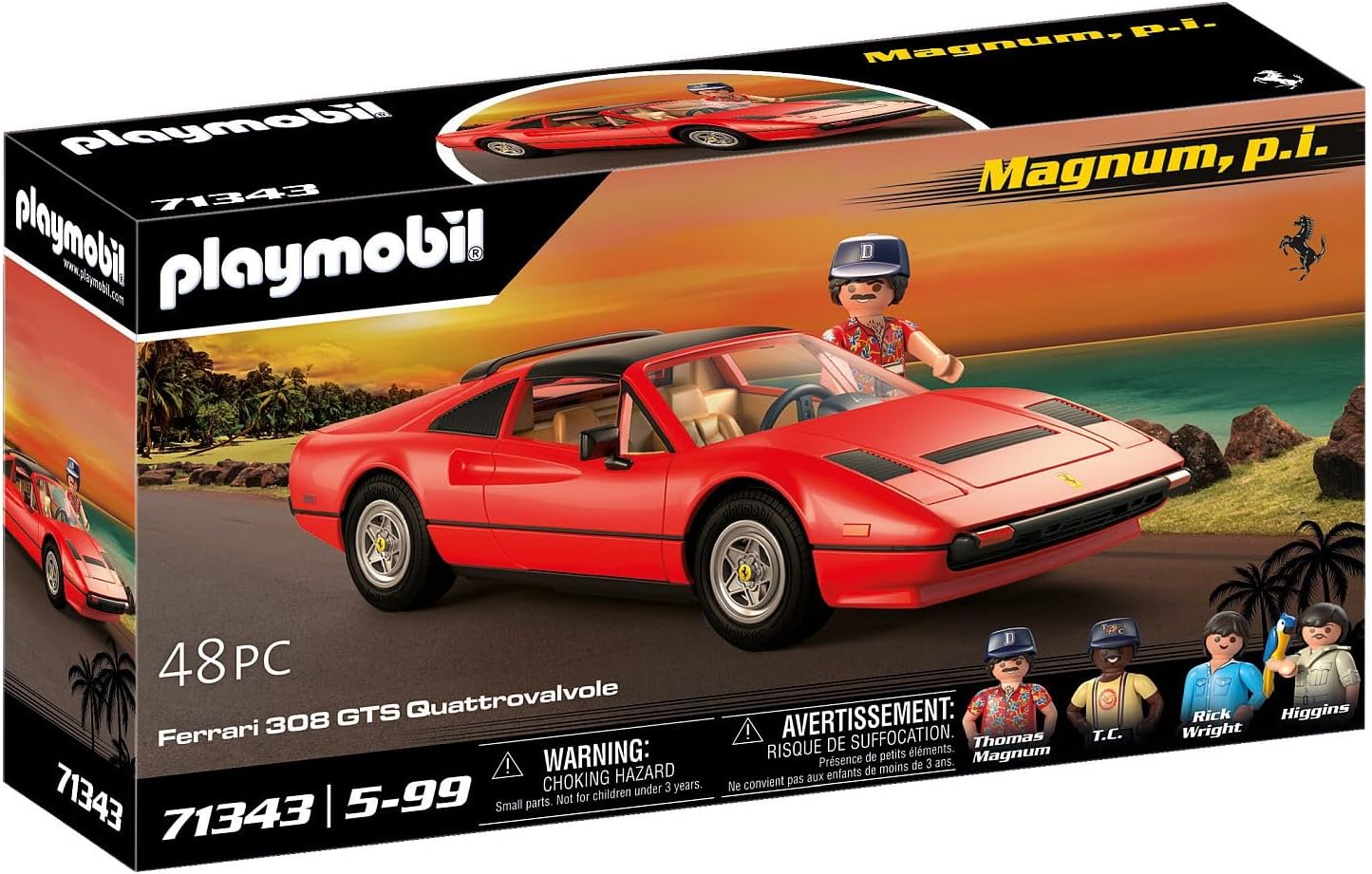 Detalle 2 de Playmobil toy car Ferrari 308GT