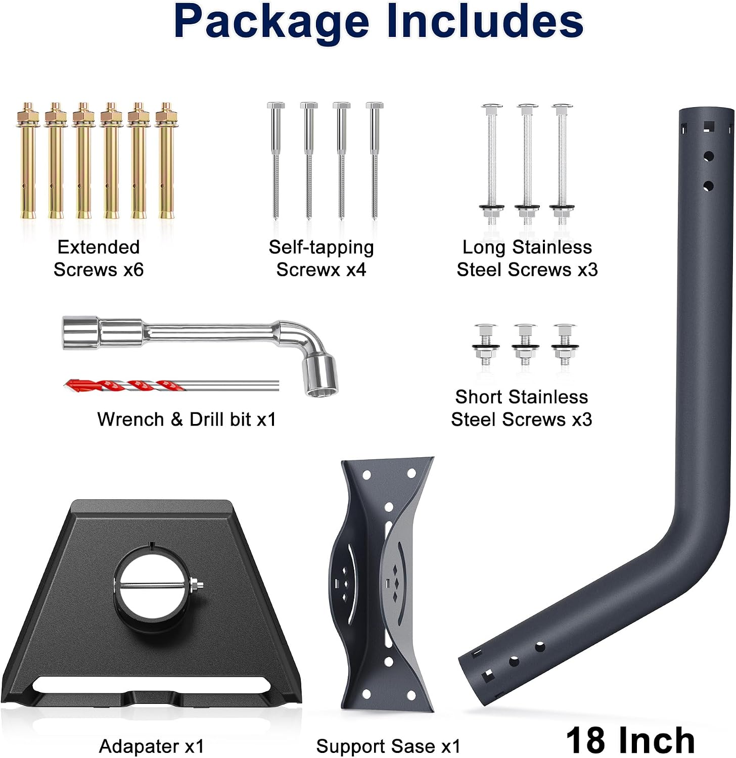 Thumbnail 6 de Compatible with Starlink All-in-One Mount Kit: Heavy-Duty Outdoor Dish & Indoor Router Mount
