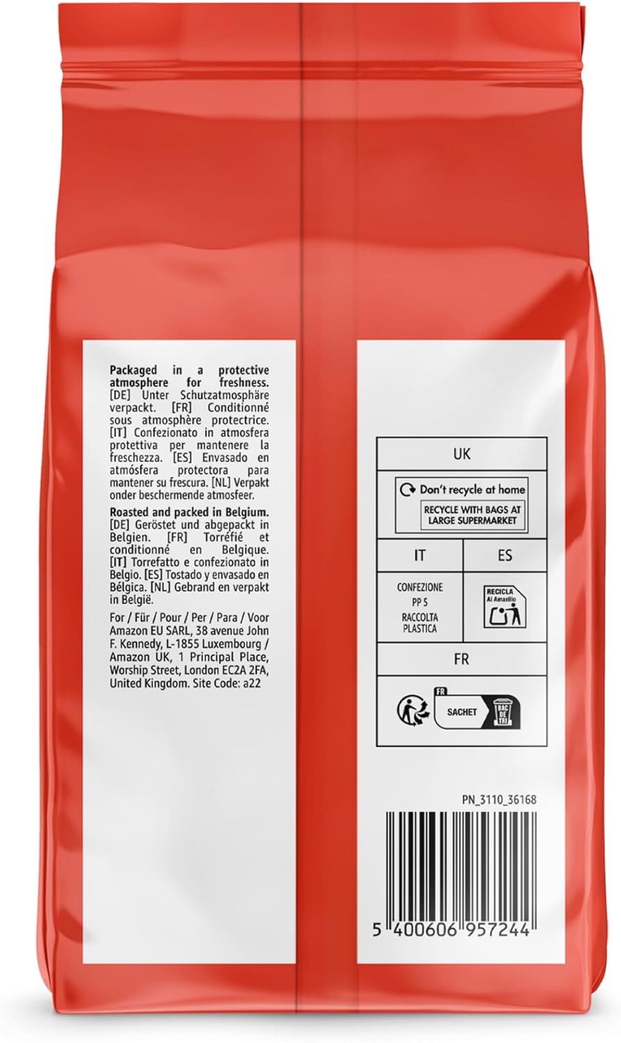 Detalle de By Amazon Caffè Macinato Tostatura Media 1,36 kg (6 Confezioni da 227 g) – Rainforest Alliance