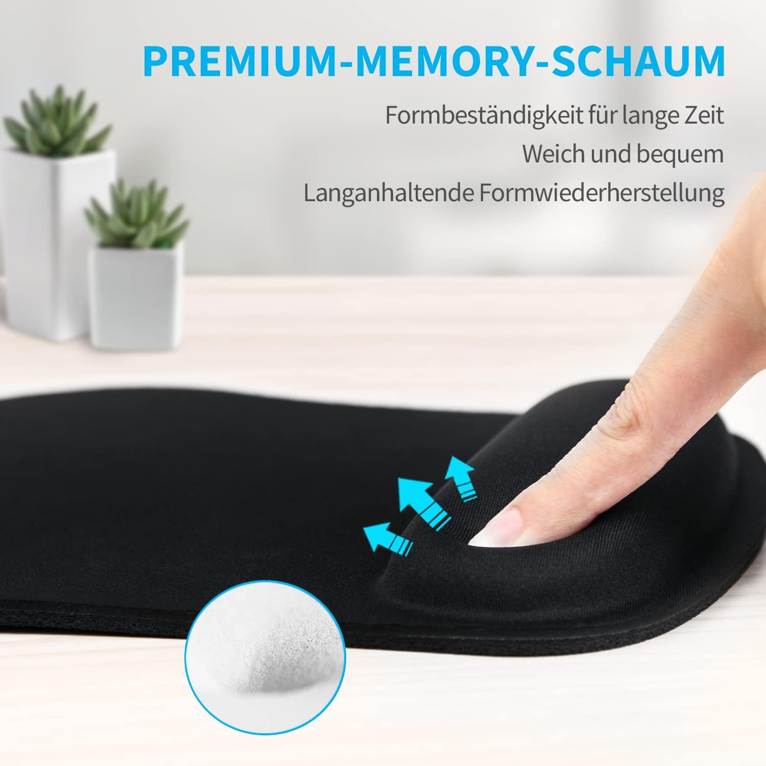 Detalle de TECKNET Mauspad ergonomisch