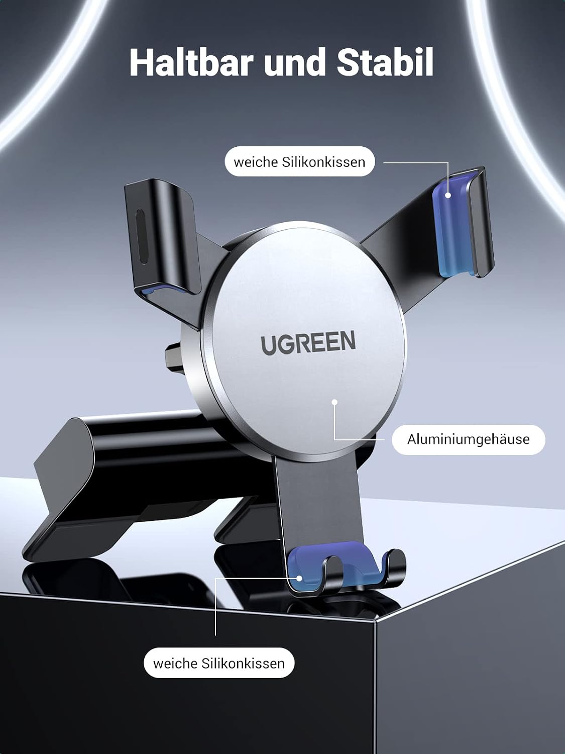 Thumbnail 6 de UGREEN CD-Schlitz Autohalterung – Schwerkraftmaterial für Einhandbedienung